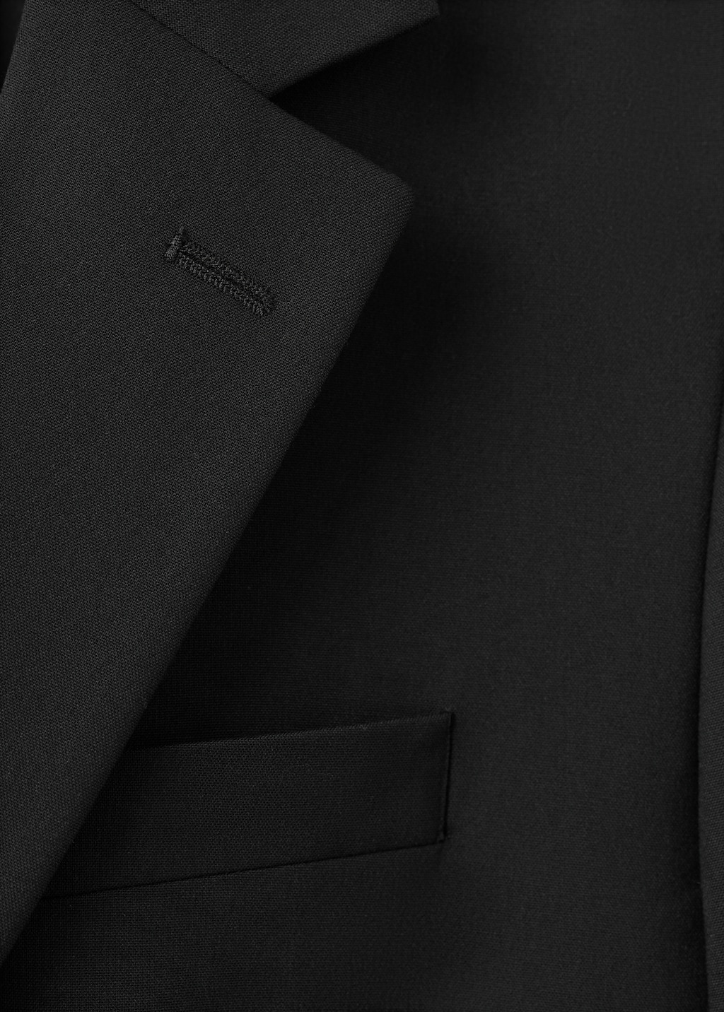 Straight-fit suit jacket