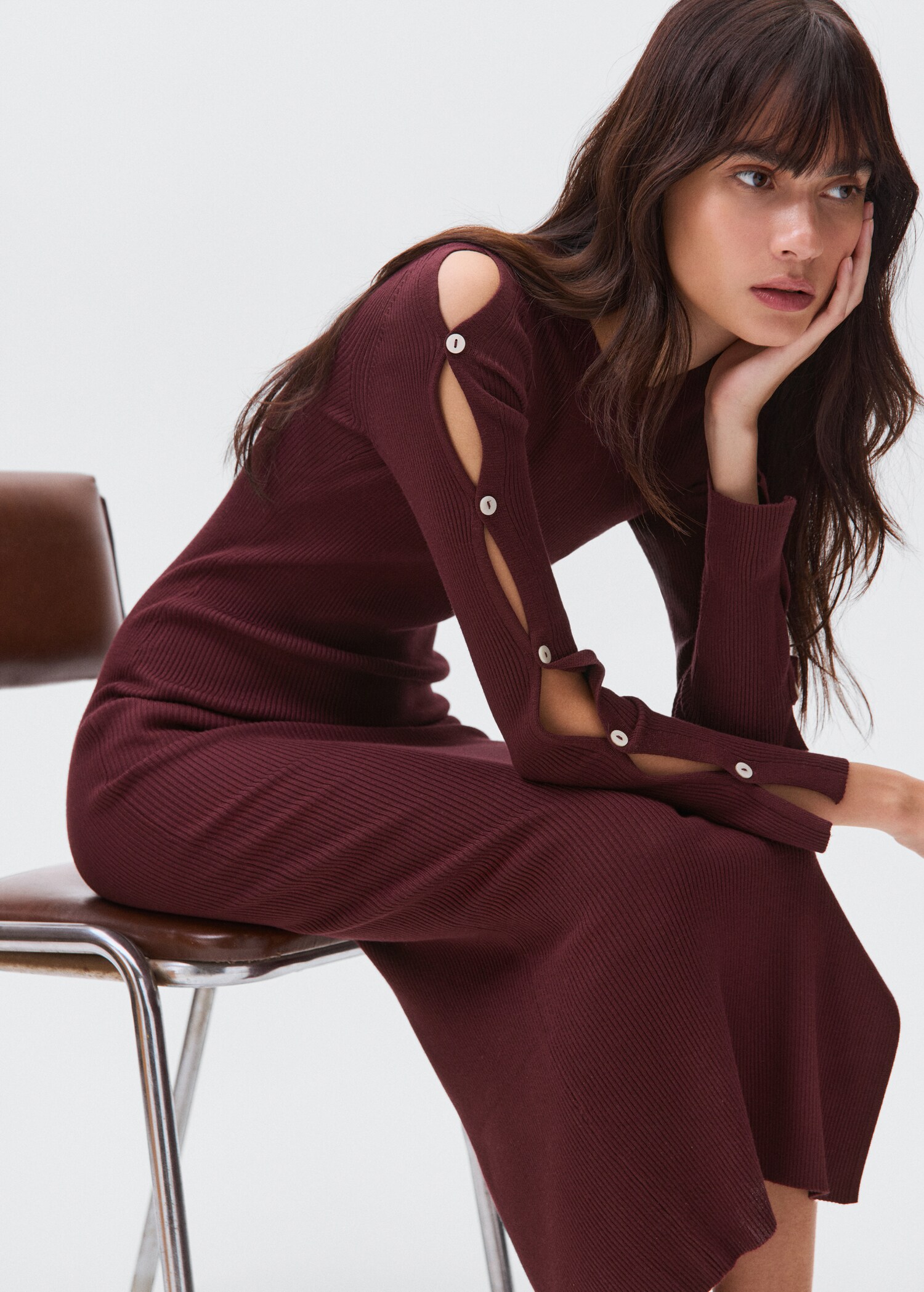 Robe longue boutonnée - Détail de l'article 2