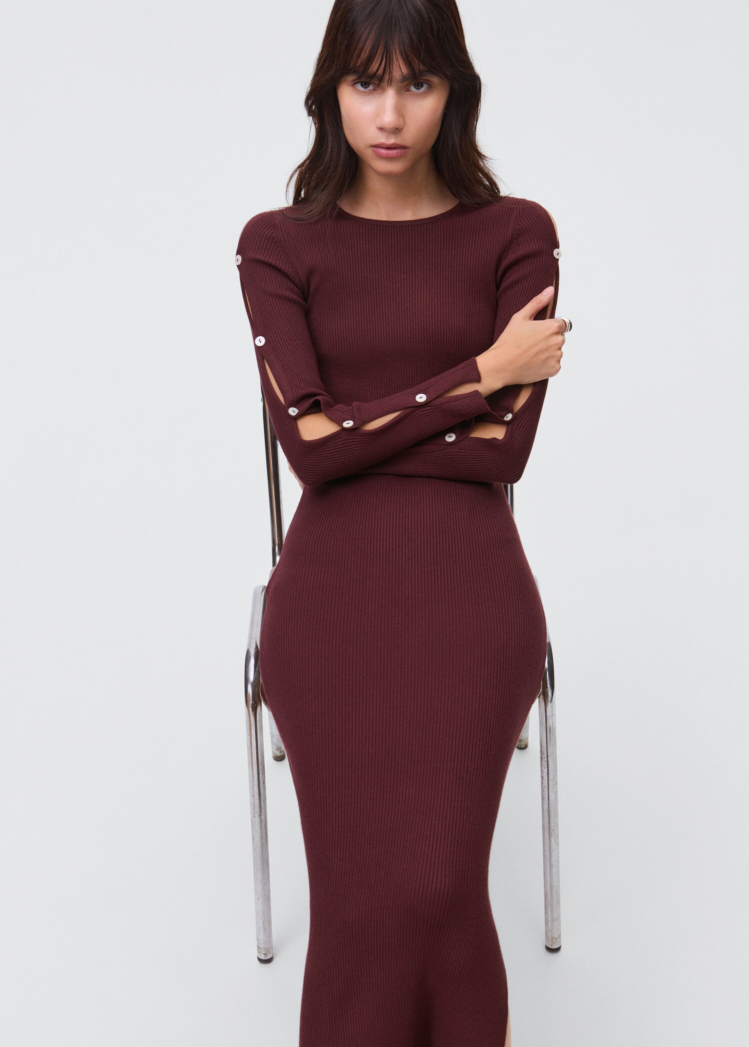 Robe longue boutonnée - Détail de l'article 4