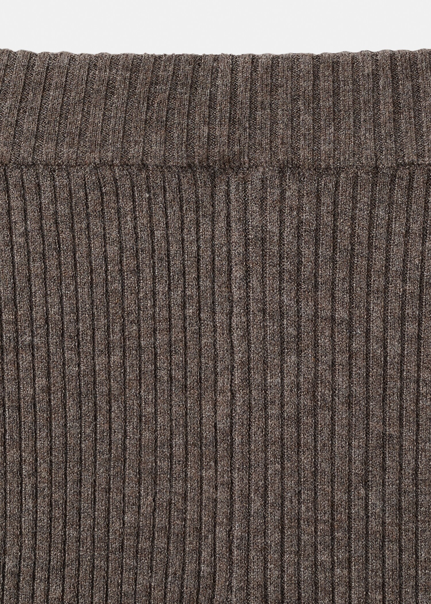 Ribbed flared trousers - Details of the article 8