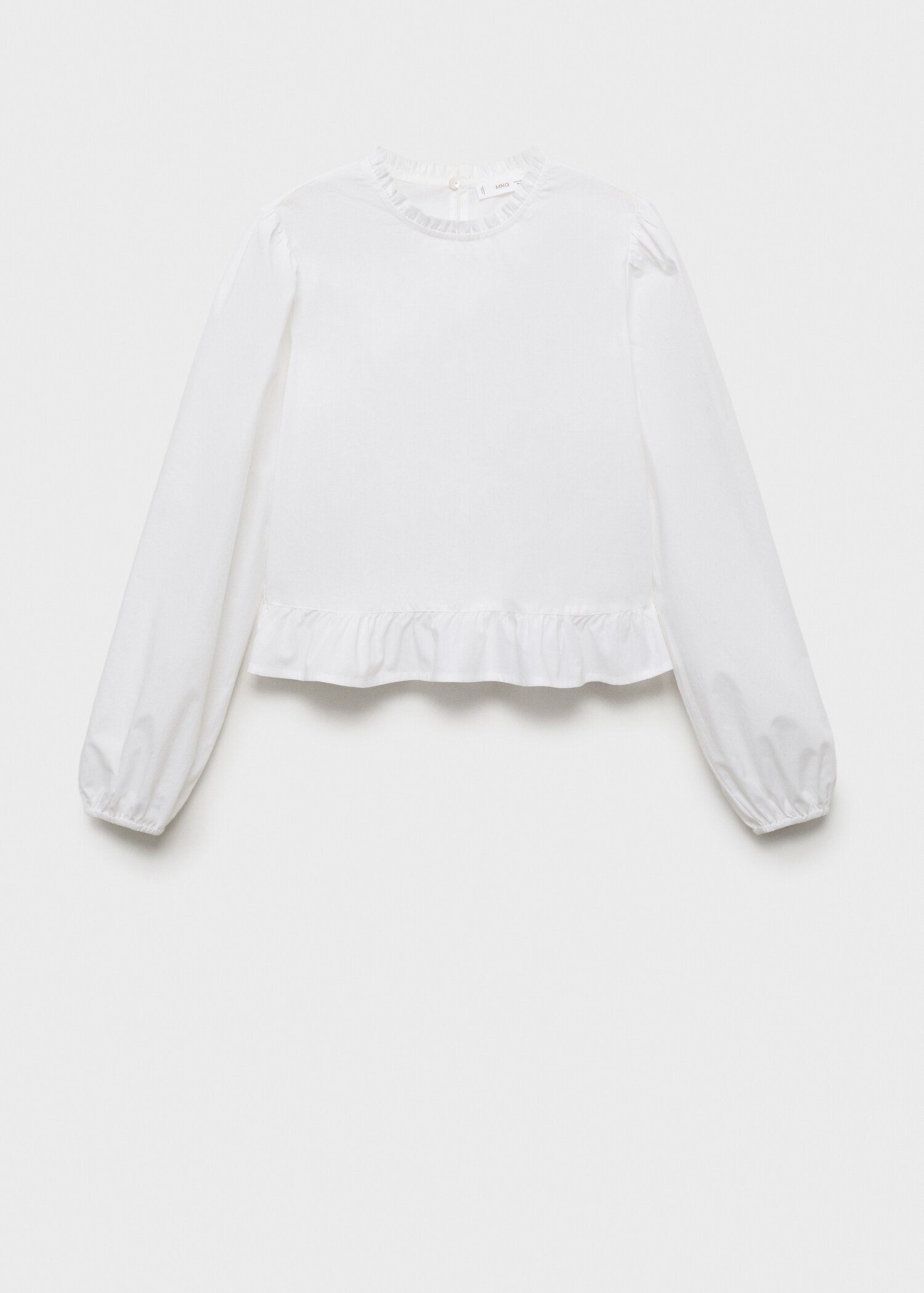 Chemise coton volantée - Article sans modèle
