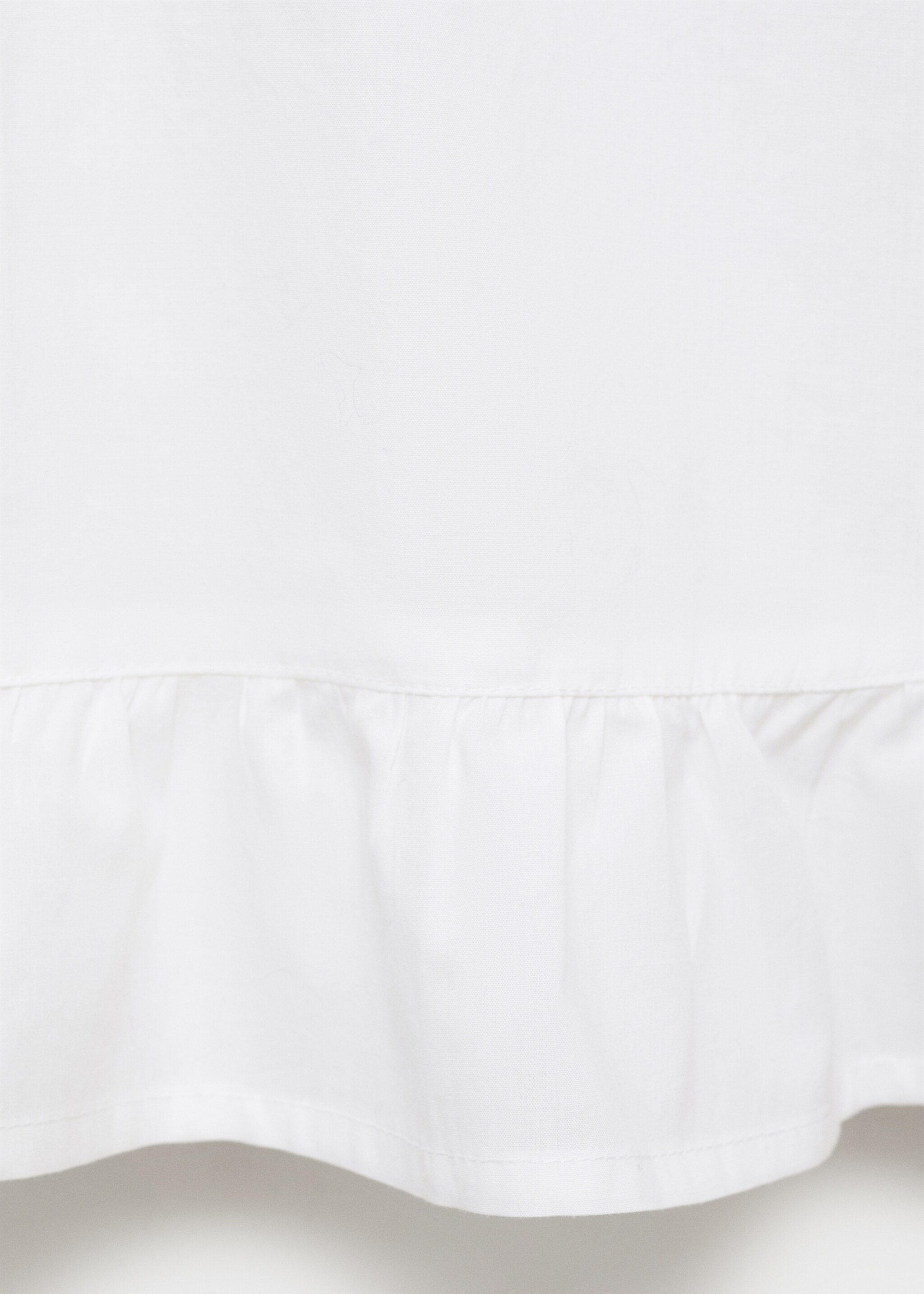 Chemise coton volantée - Détail de l'article 8, Blanc cassé. Ref: 17066332-00.