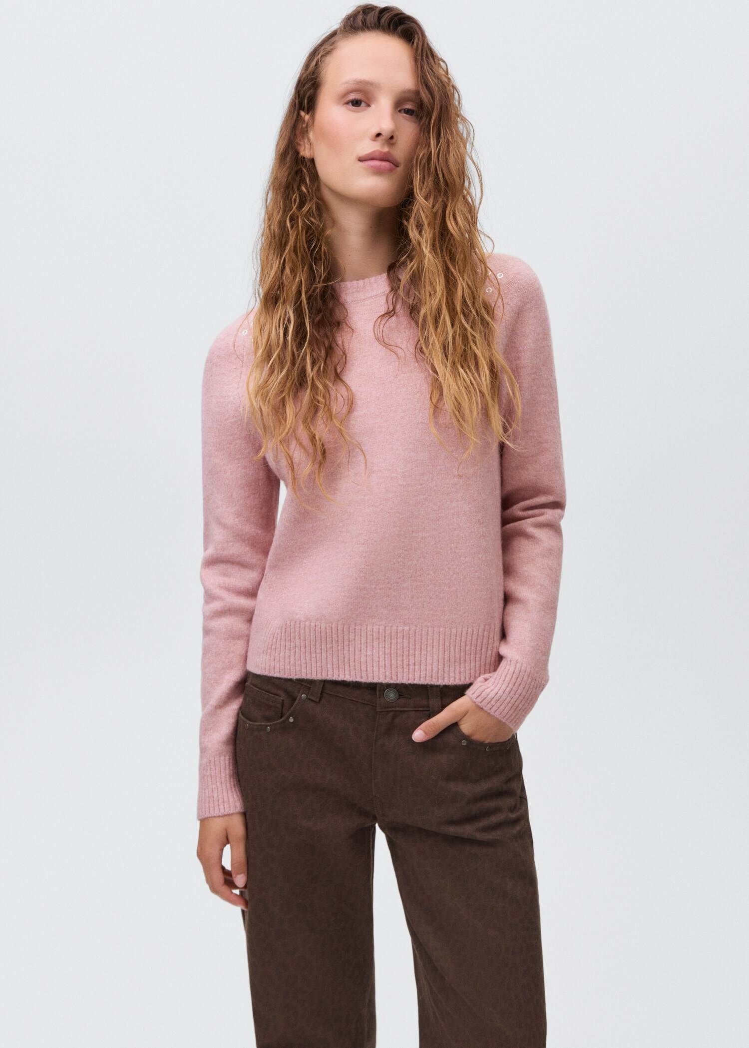 Leopard-print wide leg jeans - Details of the article 1
