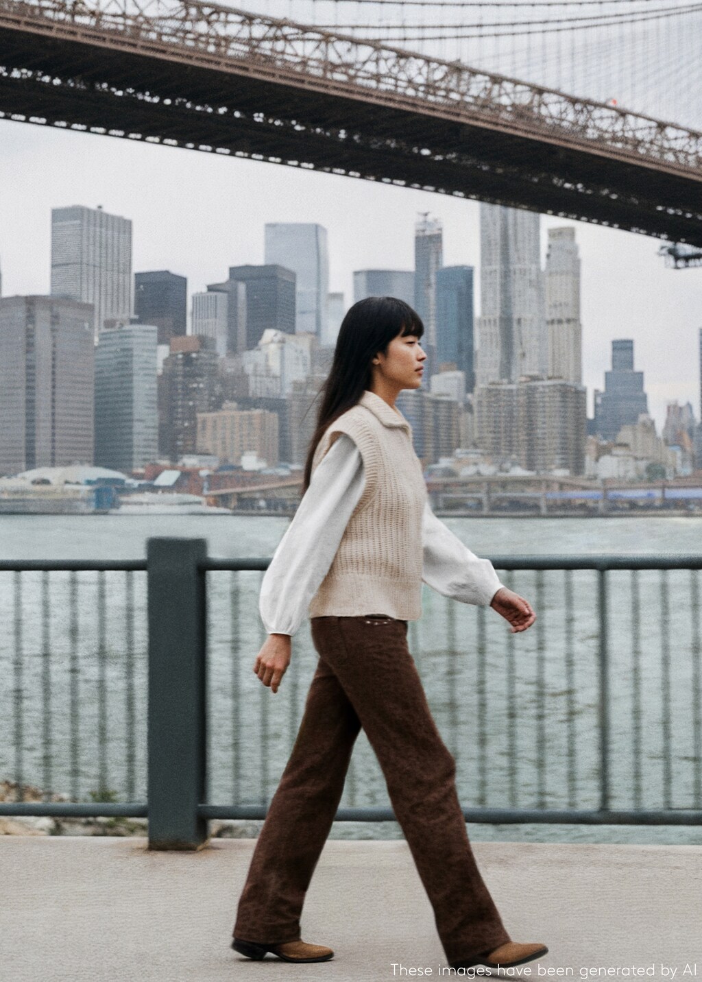 Leopard-print wide leg jeans