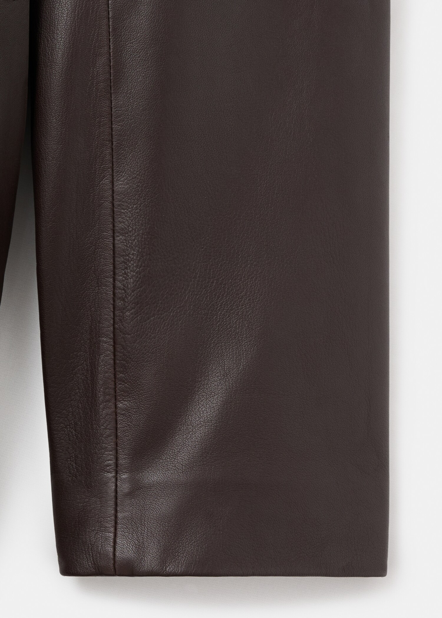 100% leather trench coat with belt - Details of the article 0