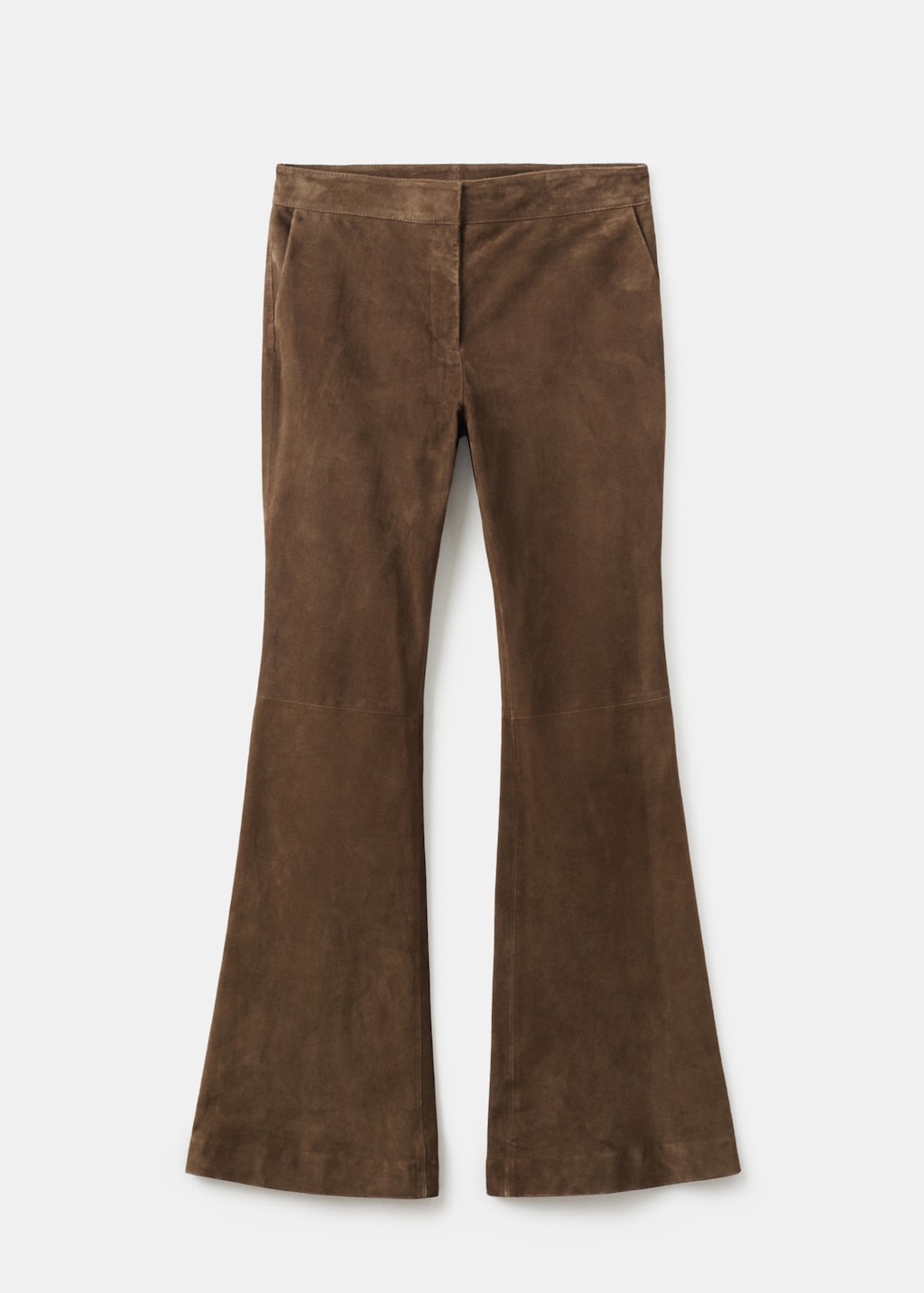 Mango 100% suede flared pants