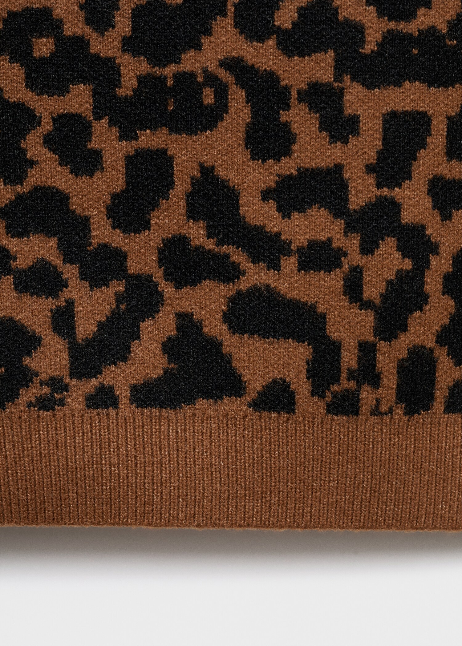 Strick-Top mit Leopardenmuster - Detail des Artikels 0