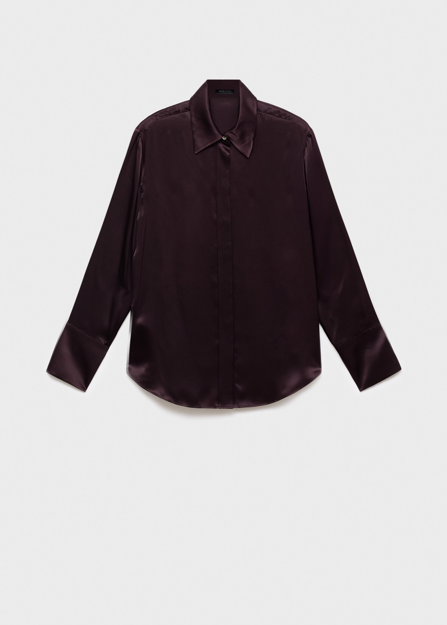Chemise 100 % soie satinée - Article sans modèle