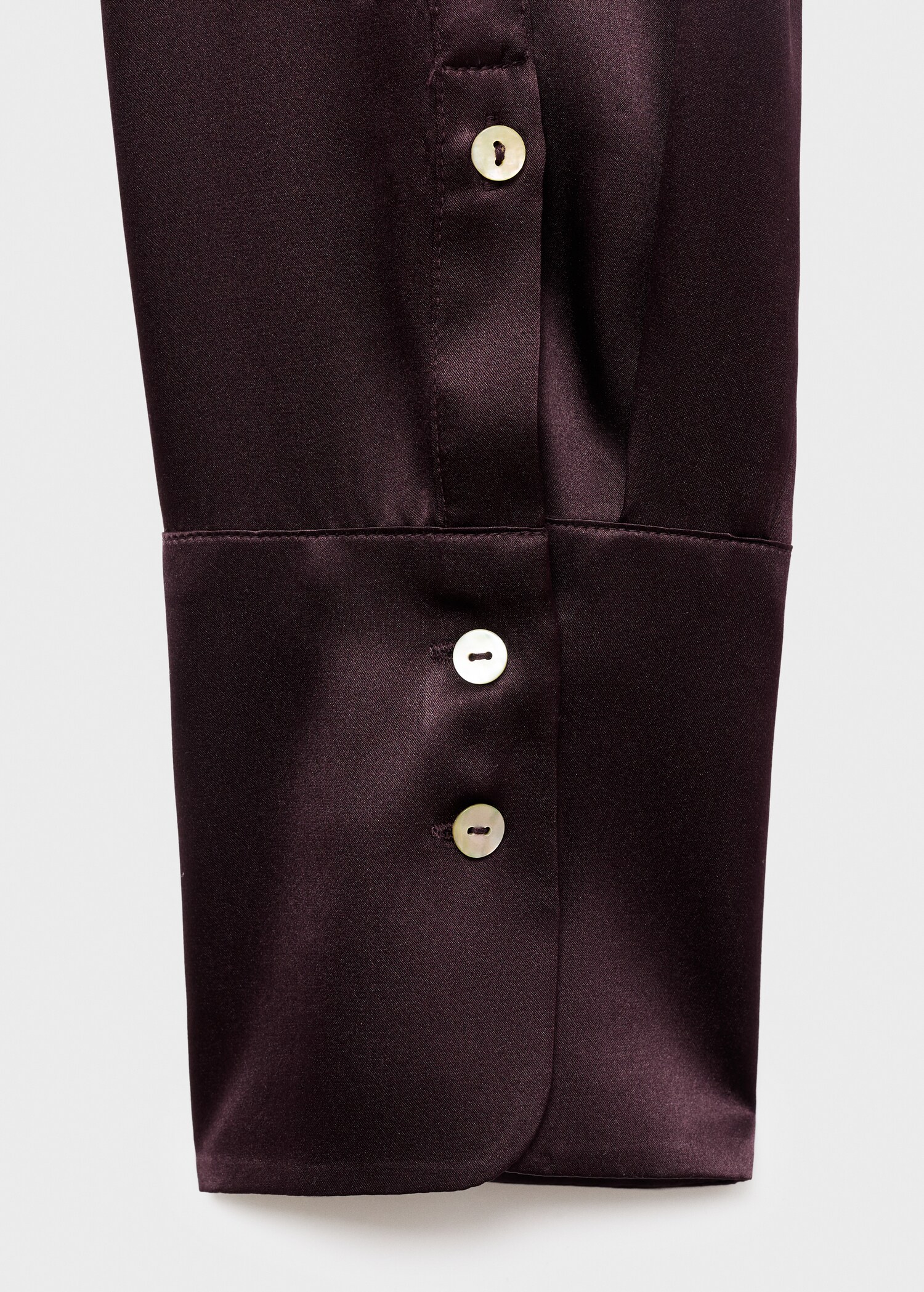 Chemise 100 % soie satinée - Détail de l'article 0