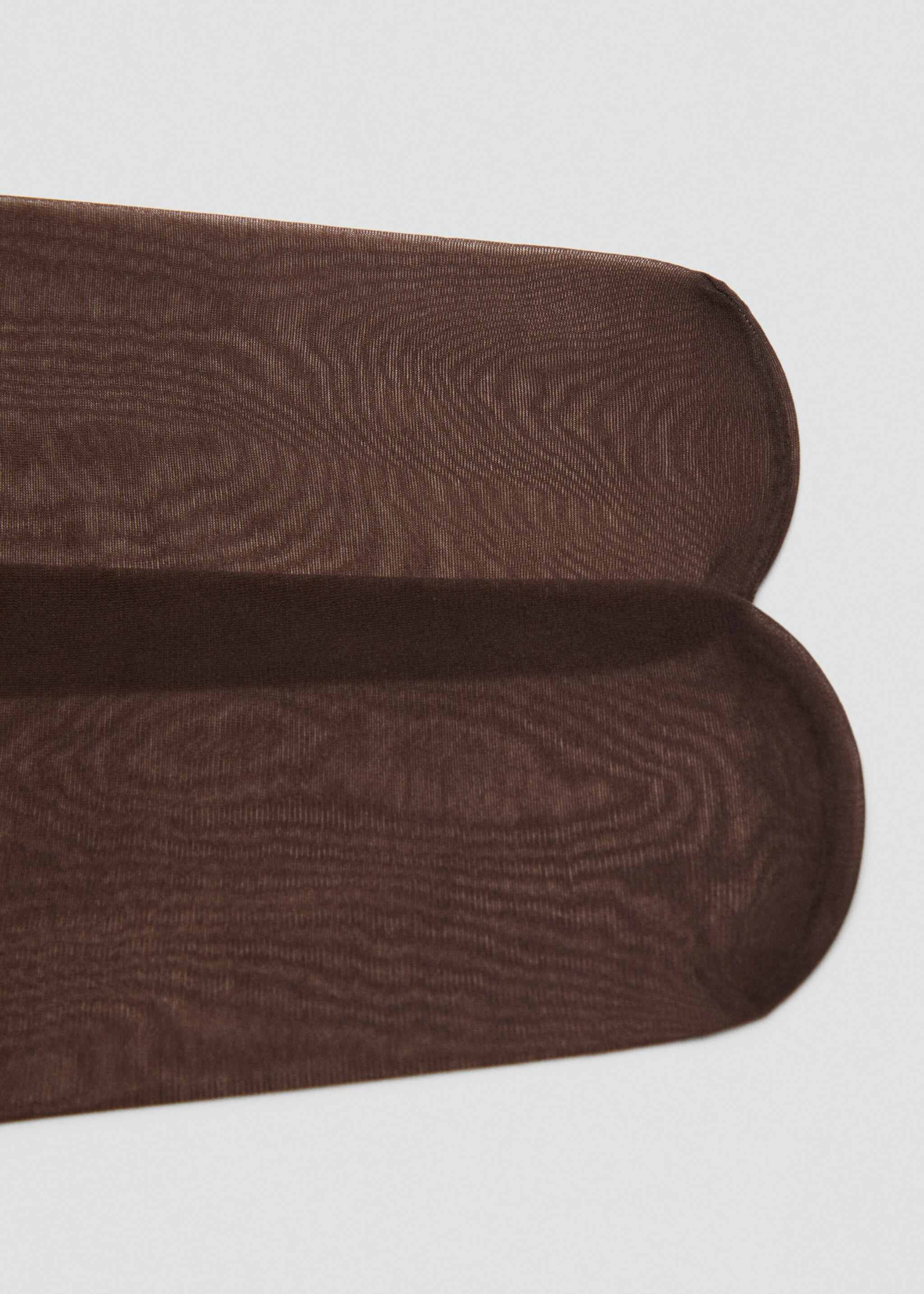 Collants voiles fins - Plan moyen, Chocolat. Ref: 17066352-00.