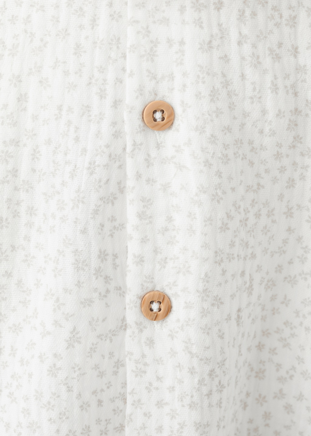 Floral-print cotton blouse