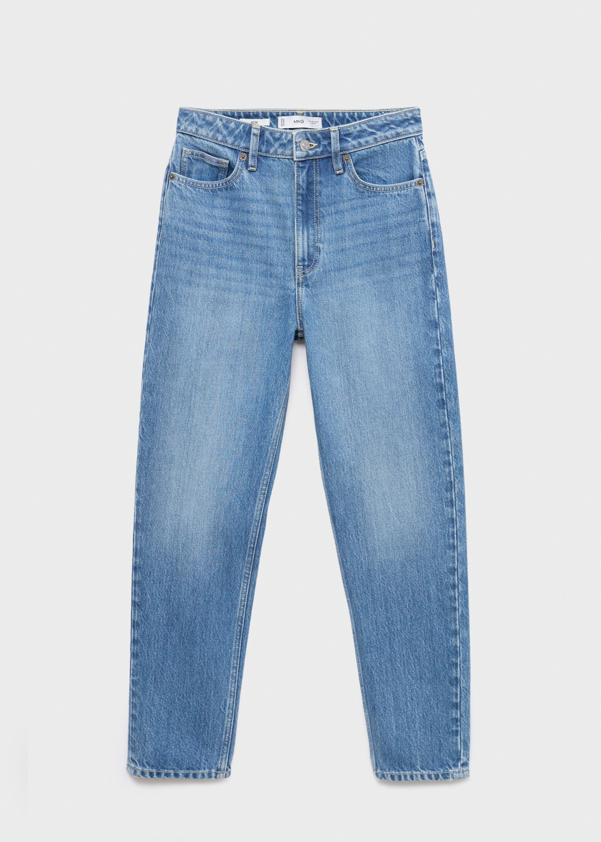 Mom2000 high-rise jeans - Article without model, Medium Blue. Ref: 17066354-00.