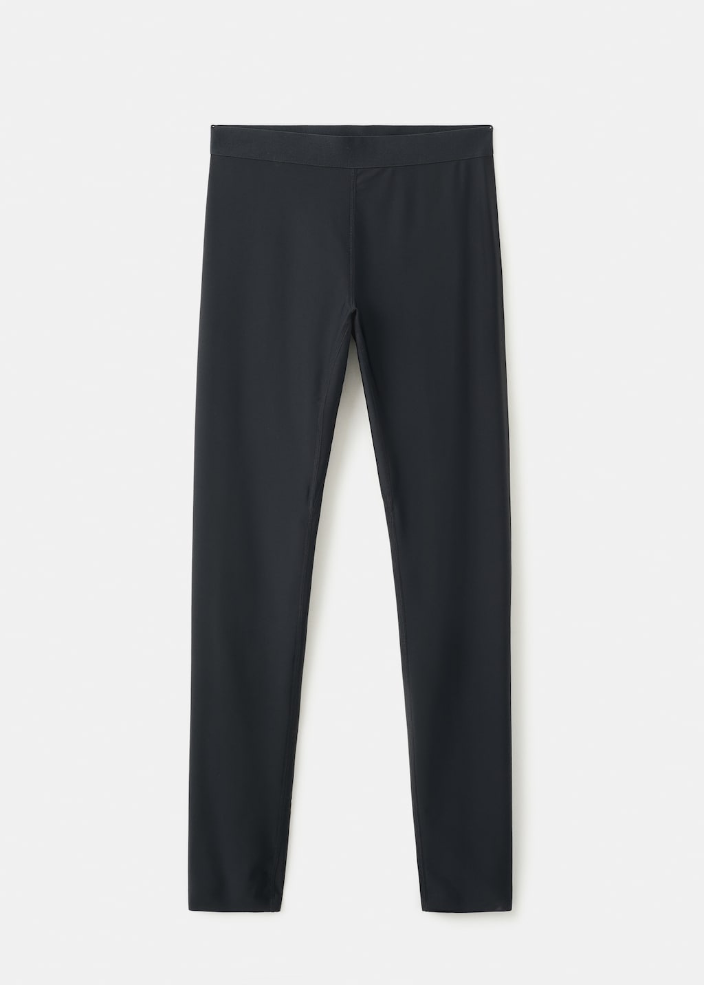 Leggings with zipped hem