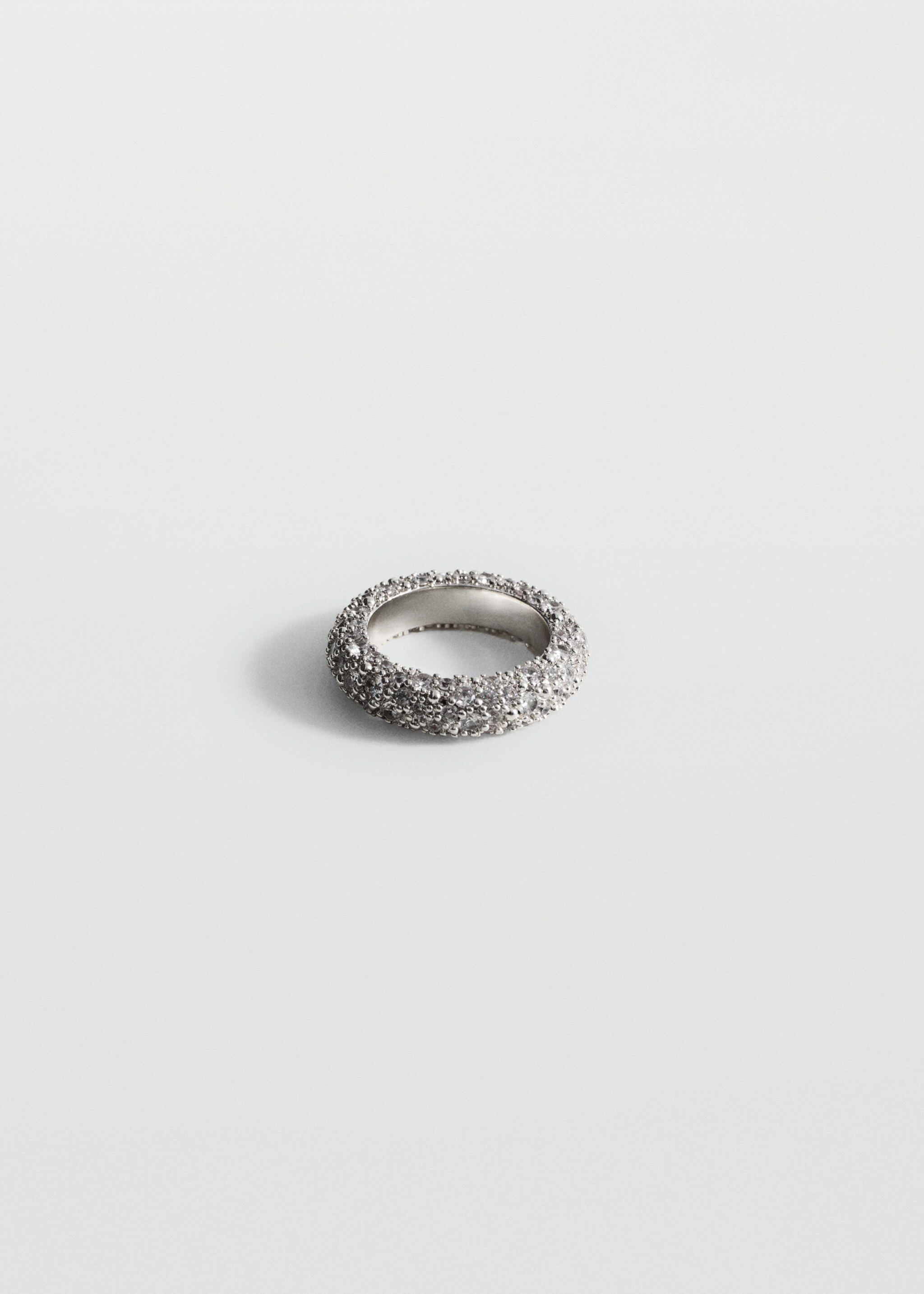 Mixed crystal ring - Article without model, Silver. Ref: 17066359-00.