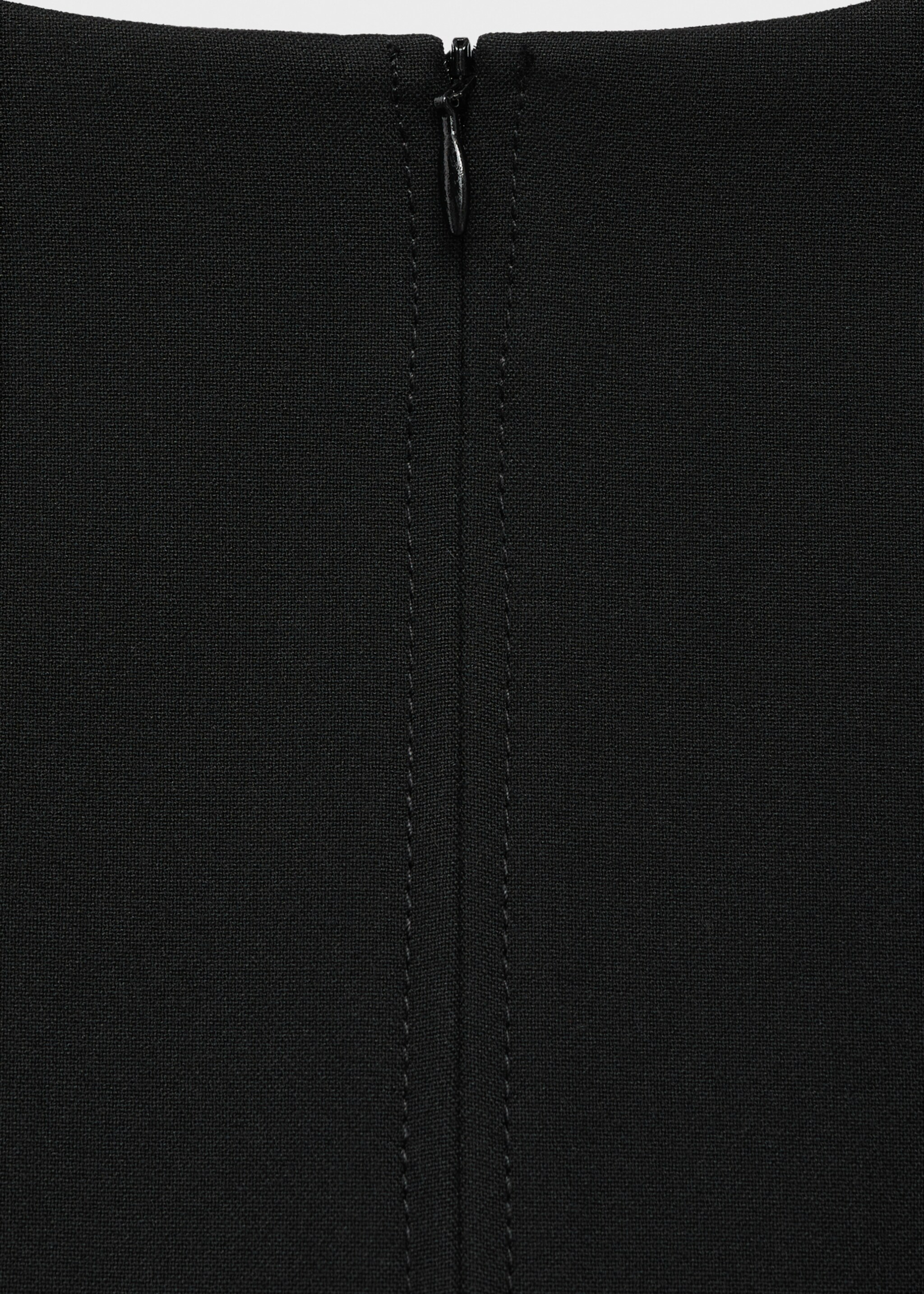 Robe courte à poche - Détail de l'article 8, Noir. Ref: 17066360-00.