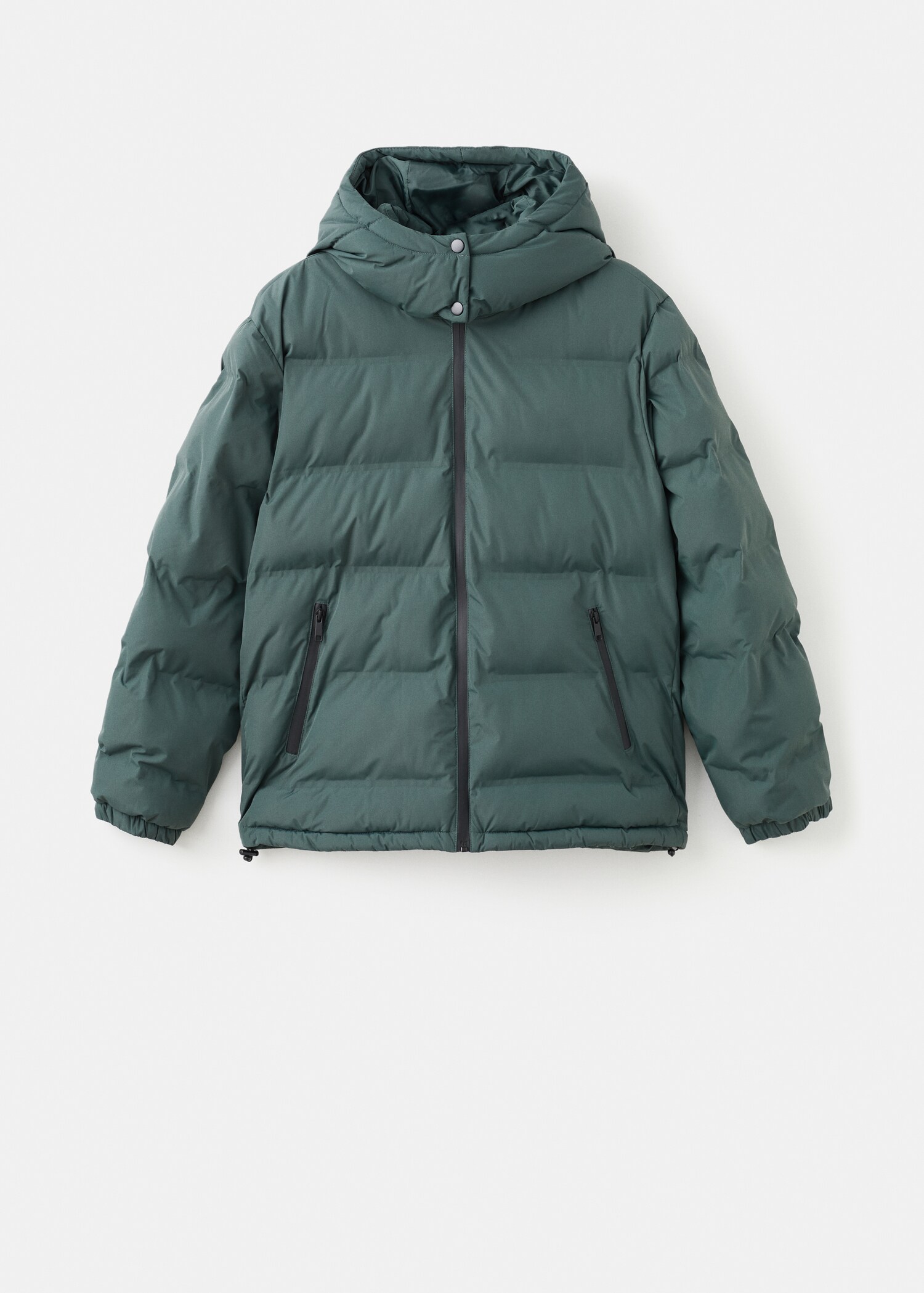 Hood quilted coat - Article without model