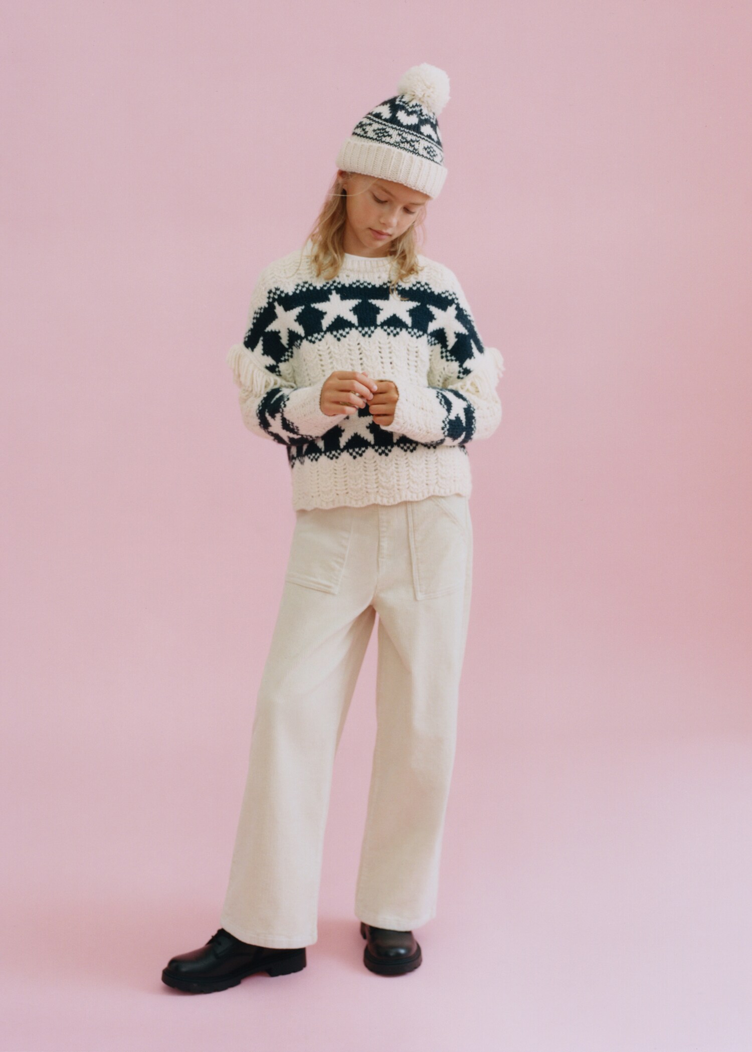 Wide-leg corduroy trousers - Details of the article 5