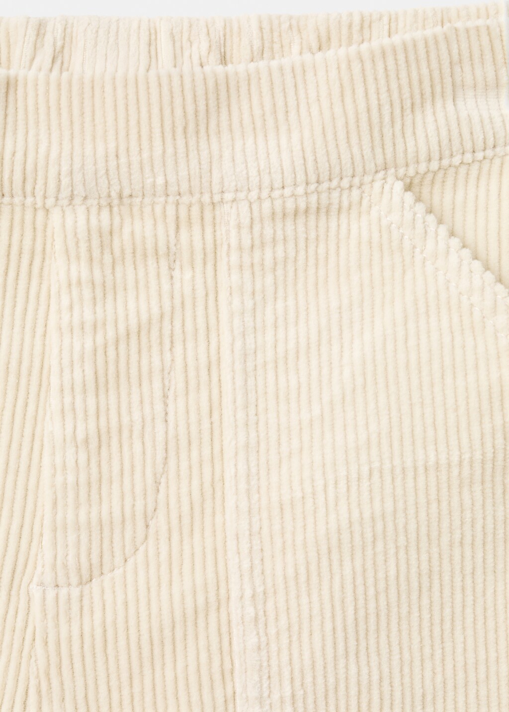 Wide-leg corduroy pants