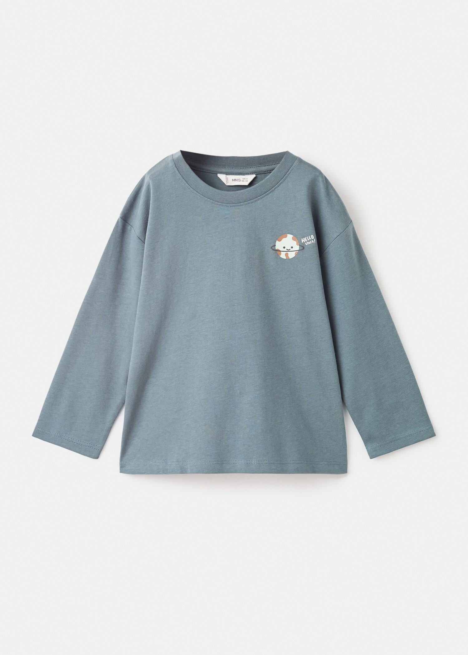 Printed cotton-blend T-shirt - Article without model