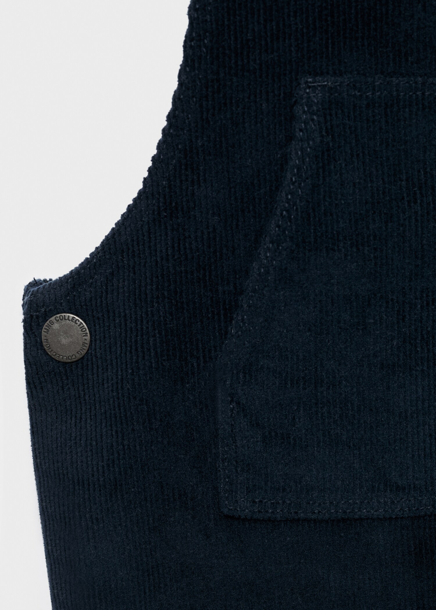 Long corduroy overalls - Details of the article 0