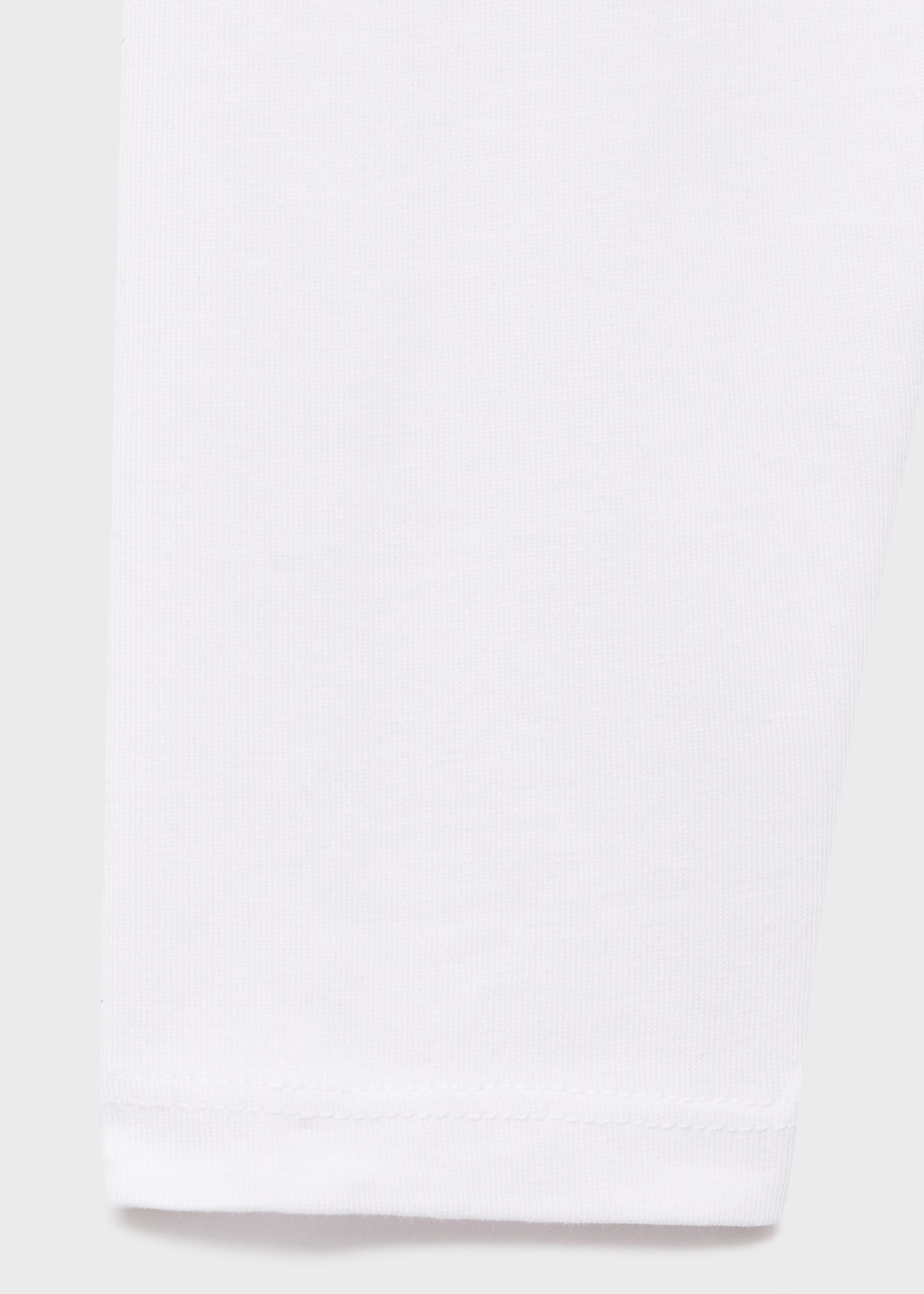 Printed long sleeve t-shirt - Details of the article 0, White. Ref: 17066728-00.