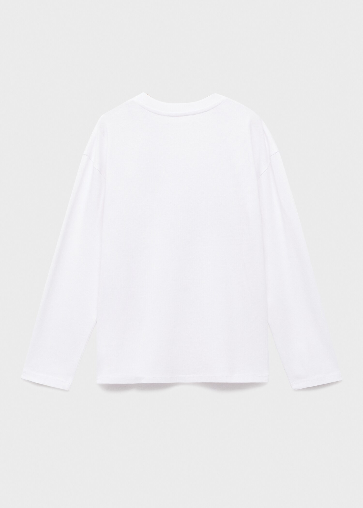 Printed long sleeve t-shirt - Reverse of the article