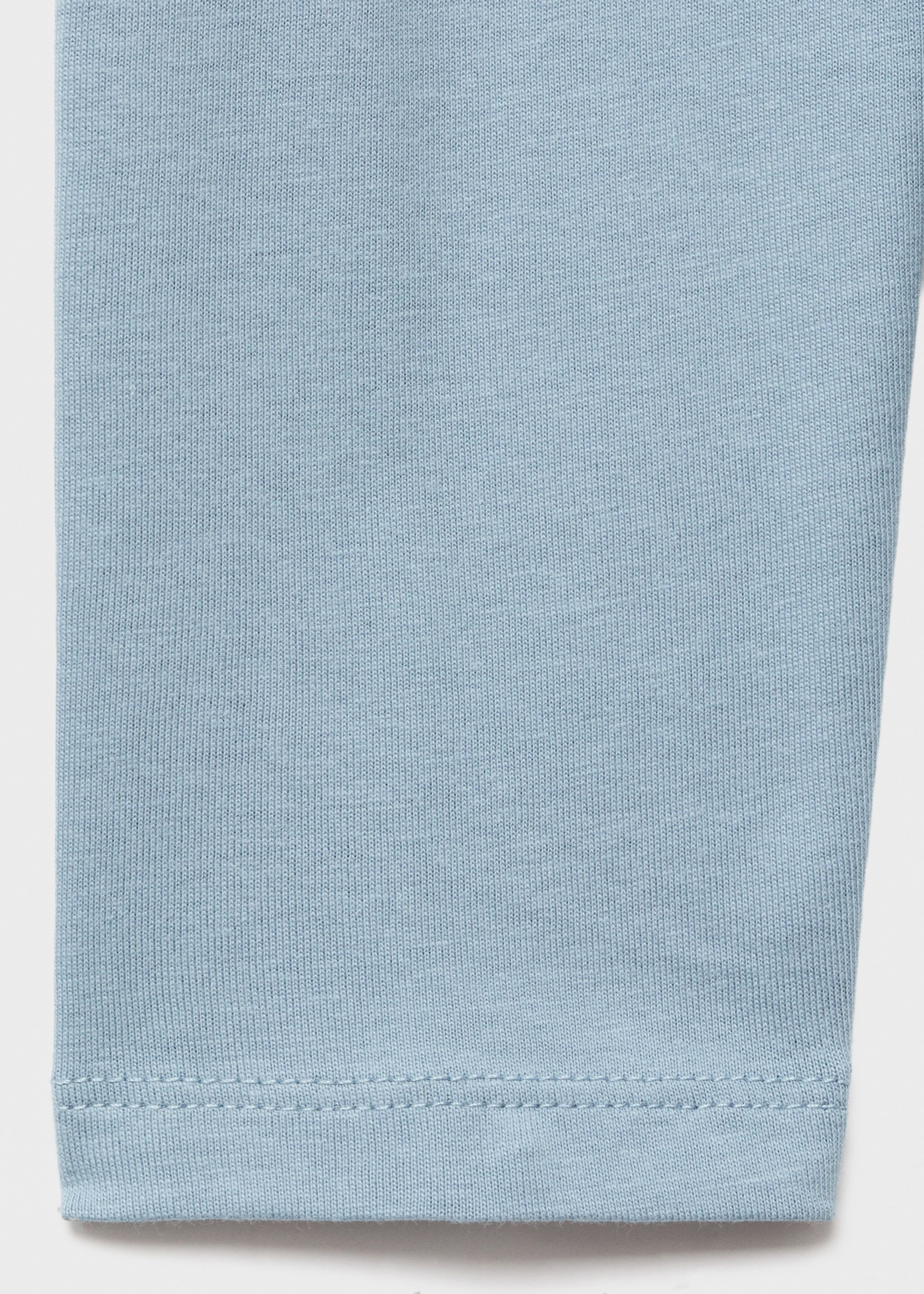 Printed long sleeve t-shirt - Details of the article 0, Blue. Ref: 17066728-00.