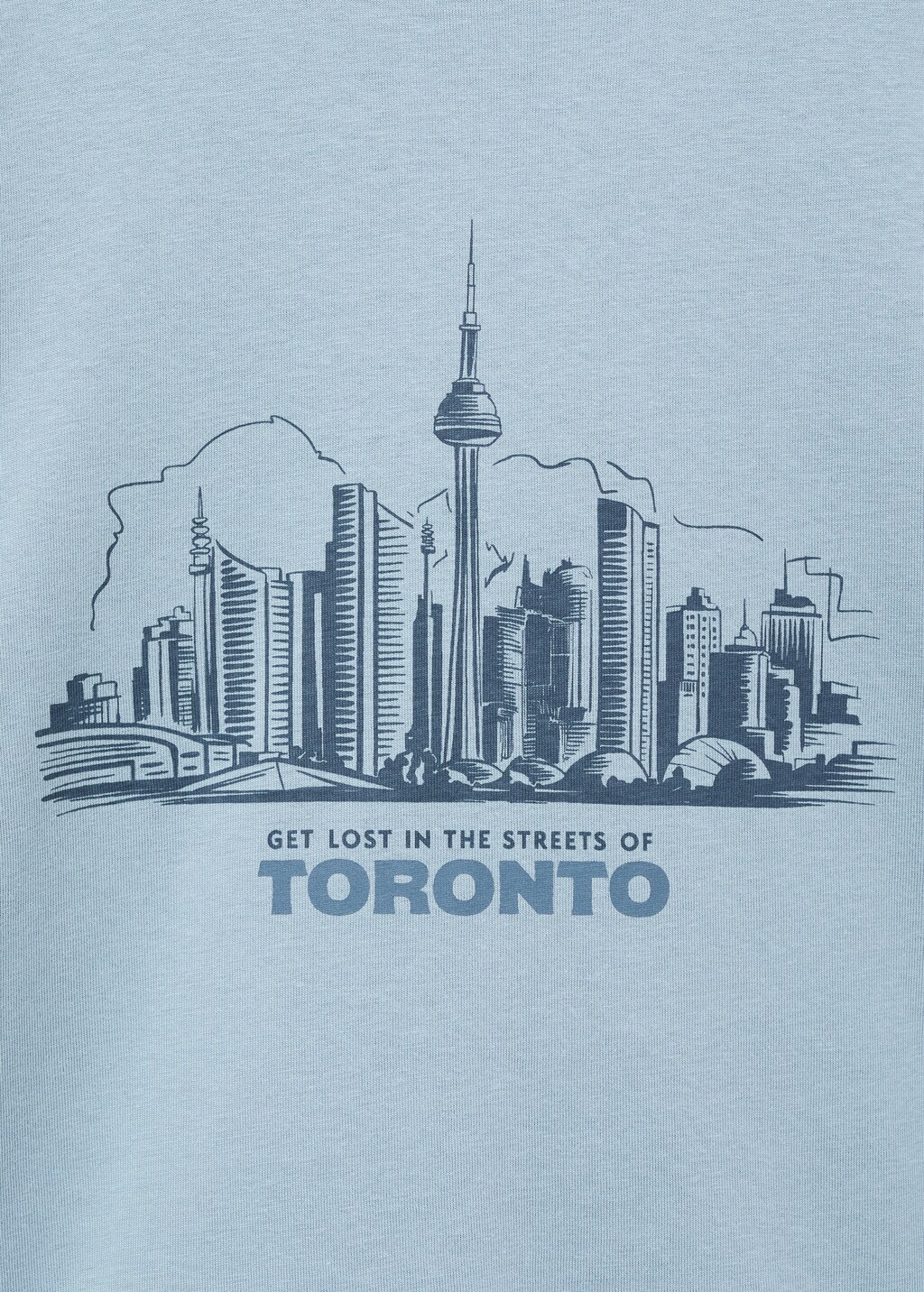 Printed long sleeve t-shirt