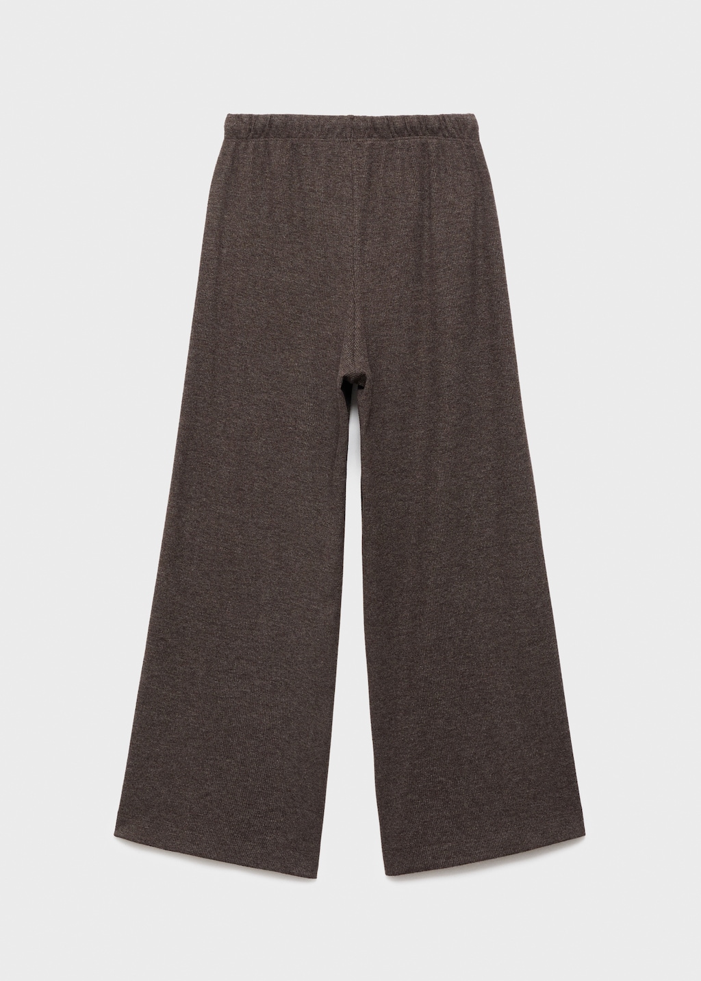 Wide-leg knitted pants