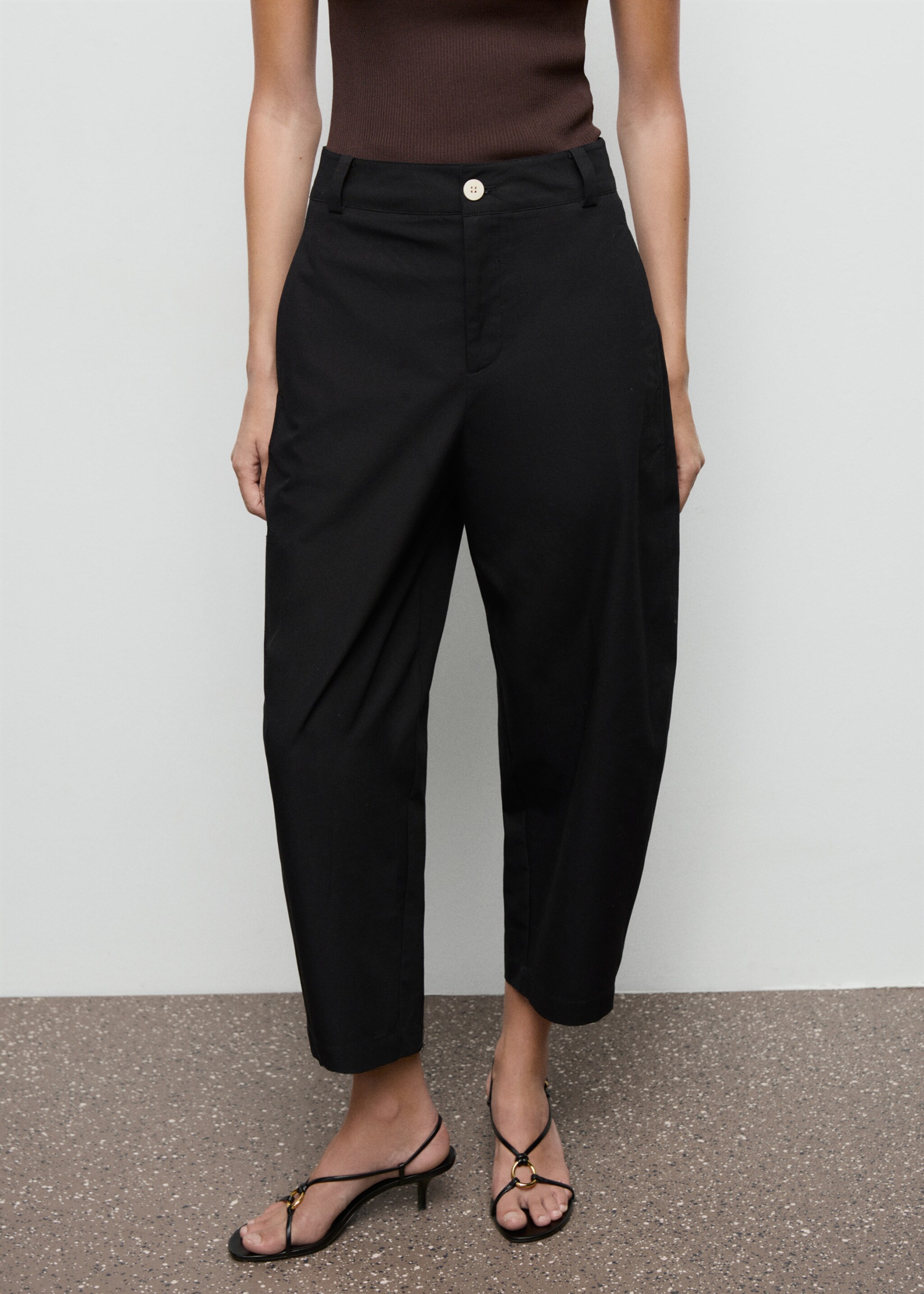 Pantalon sole-w - Plan moyen, Noir. Ref: 17066731-00.