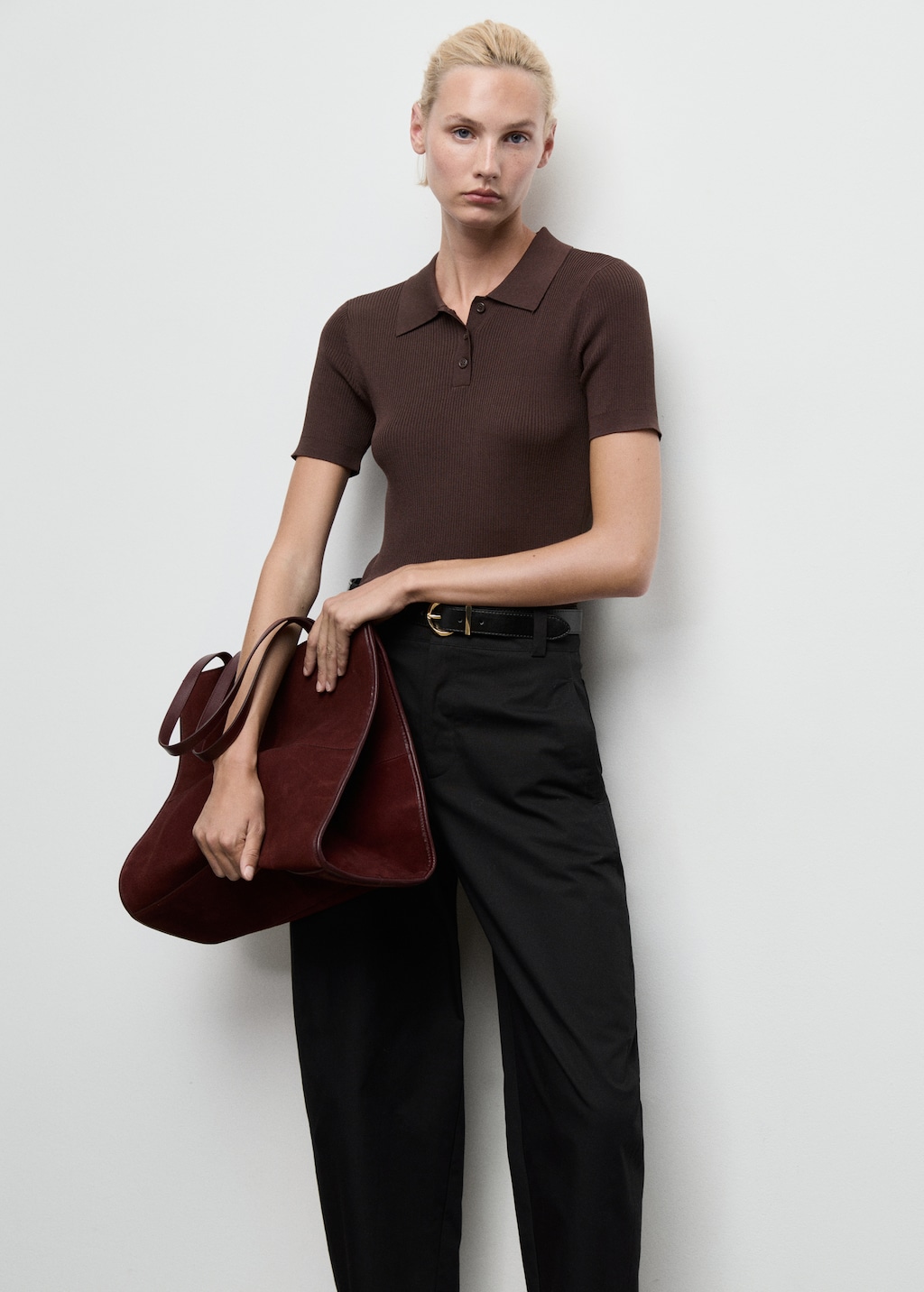 High-waisted balloon pants