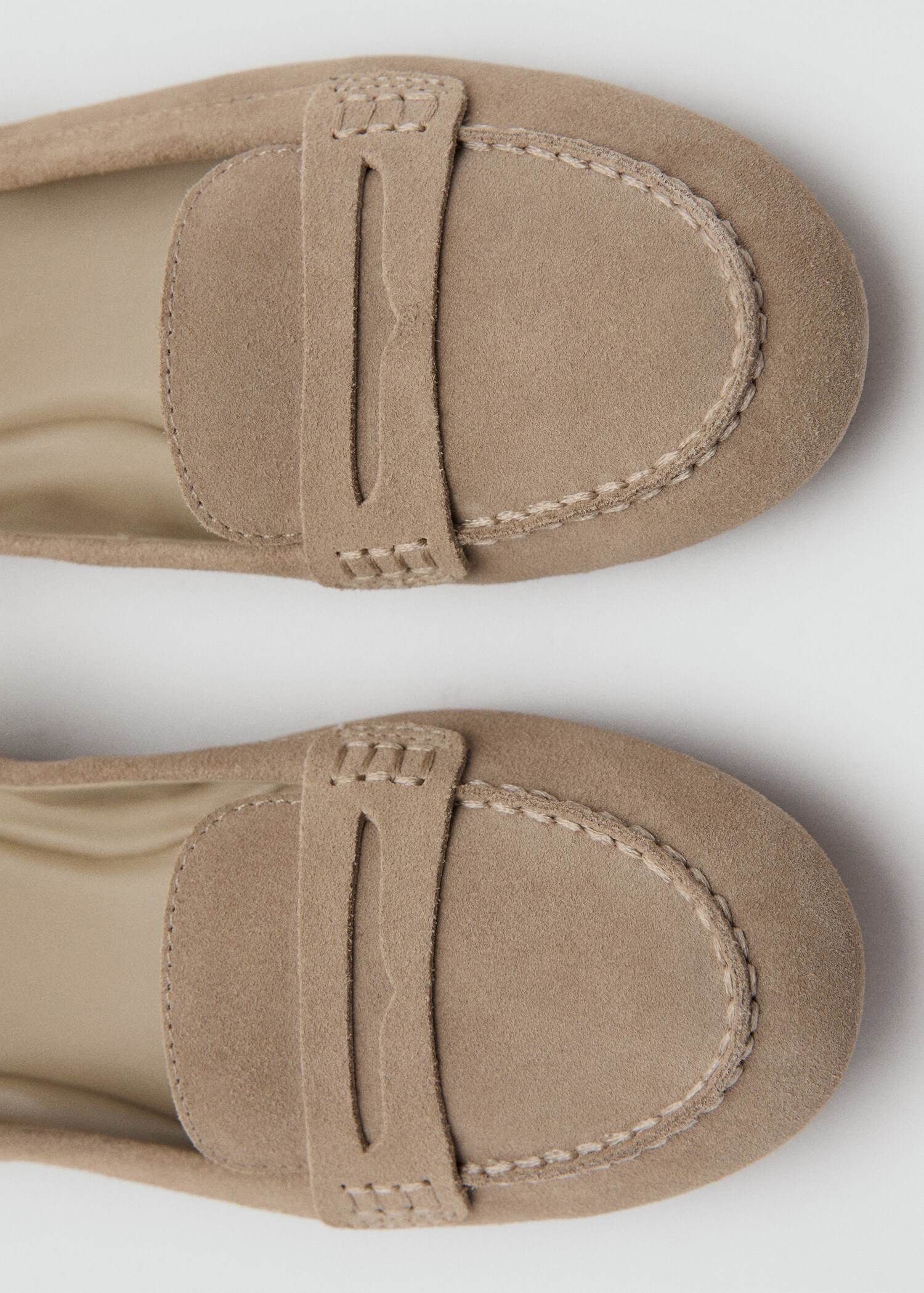 Suede penny loafers - Details of the article 2