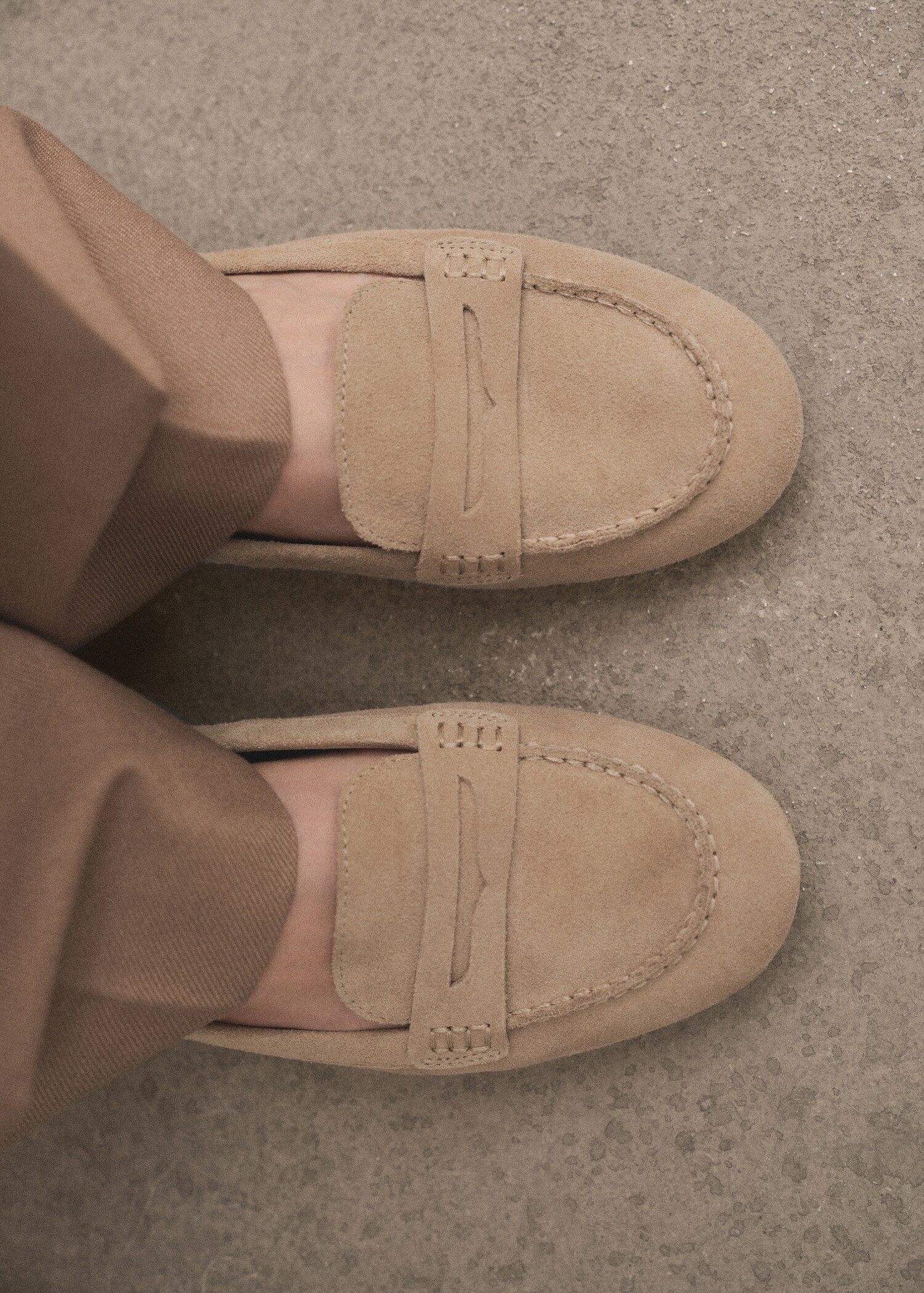 Suede penny loafers - Details of the article 9