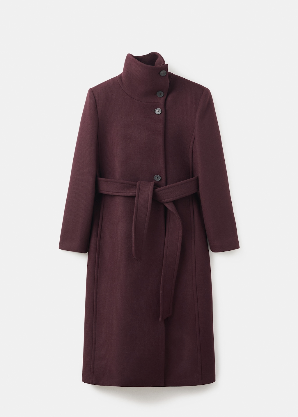 Mango Manteco wool coat with belt