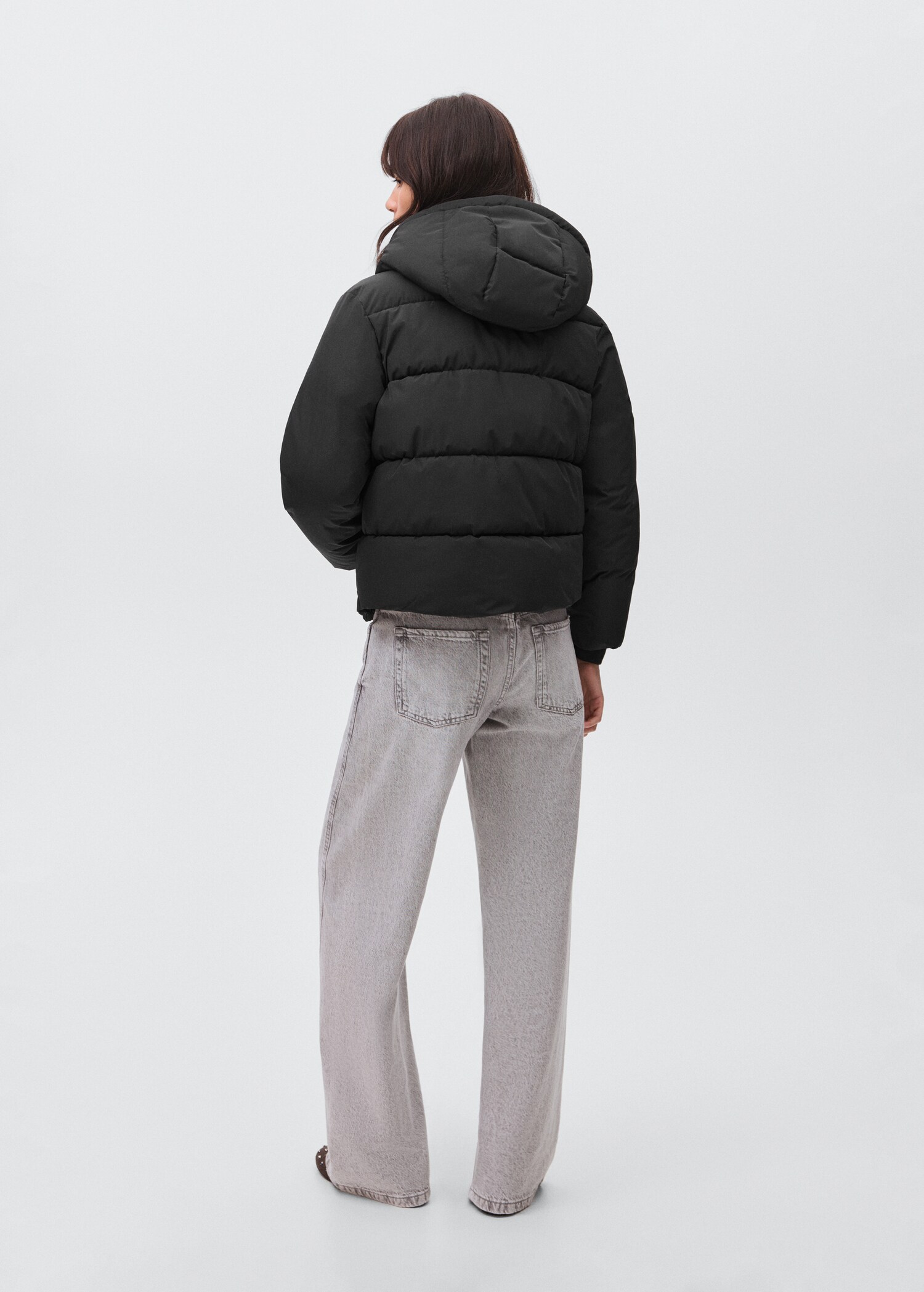 Anorak acolchado capucha - Reverso del artículo