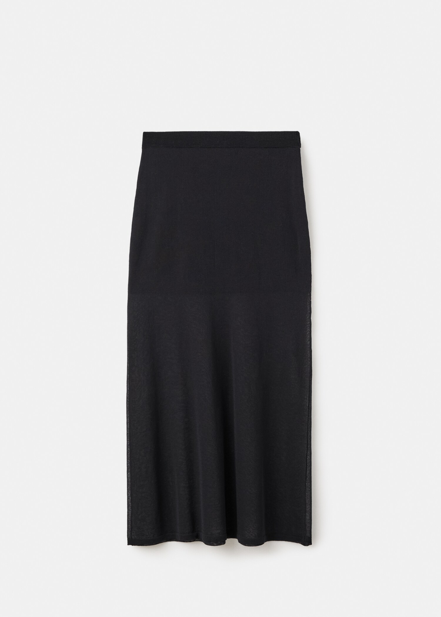 Long knitted skirt - Article without model