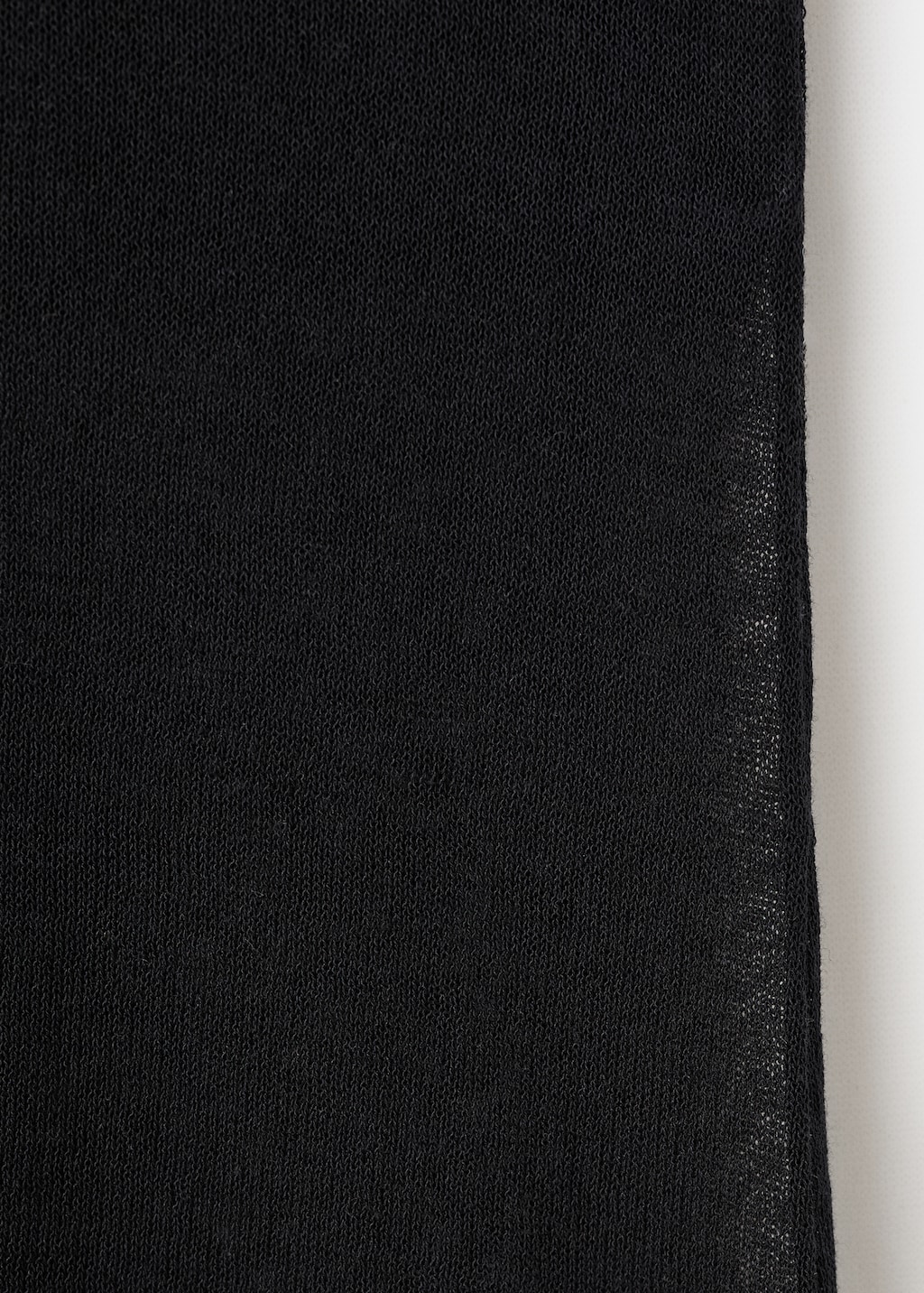 Long semi-transparent skirt