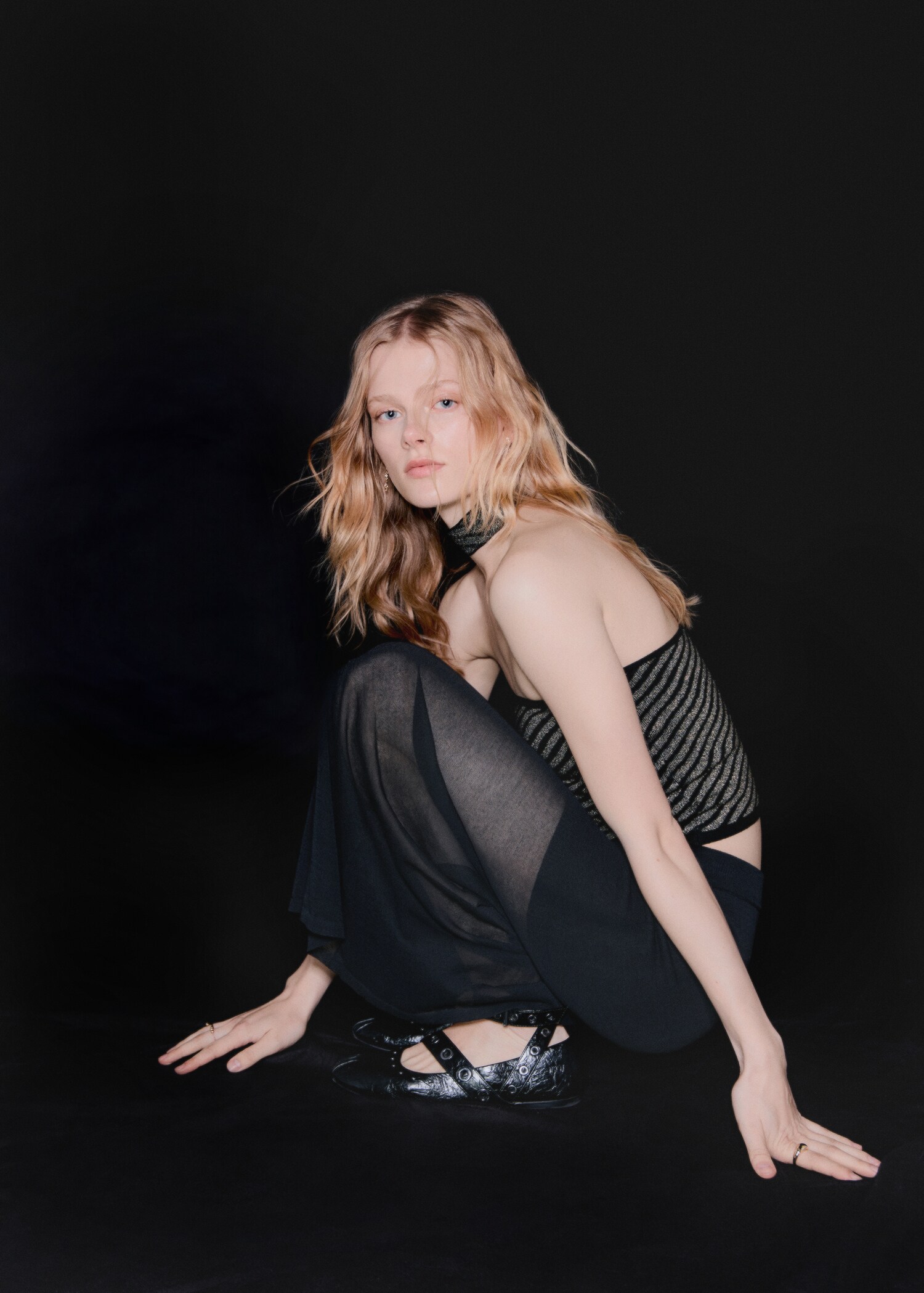 롱 반투명 스커트 - 상품 내역: 5