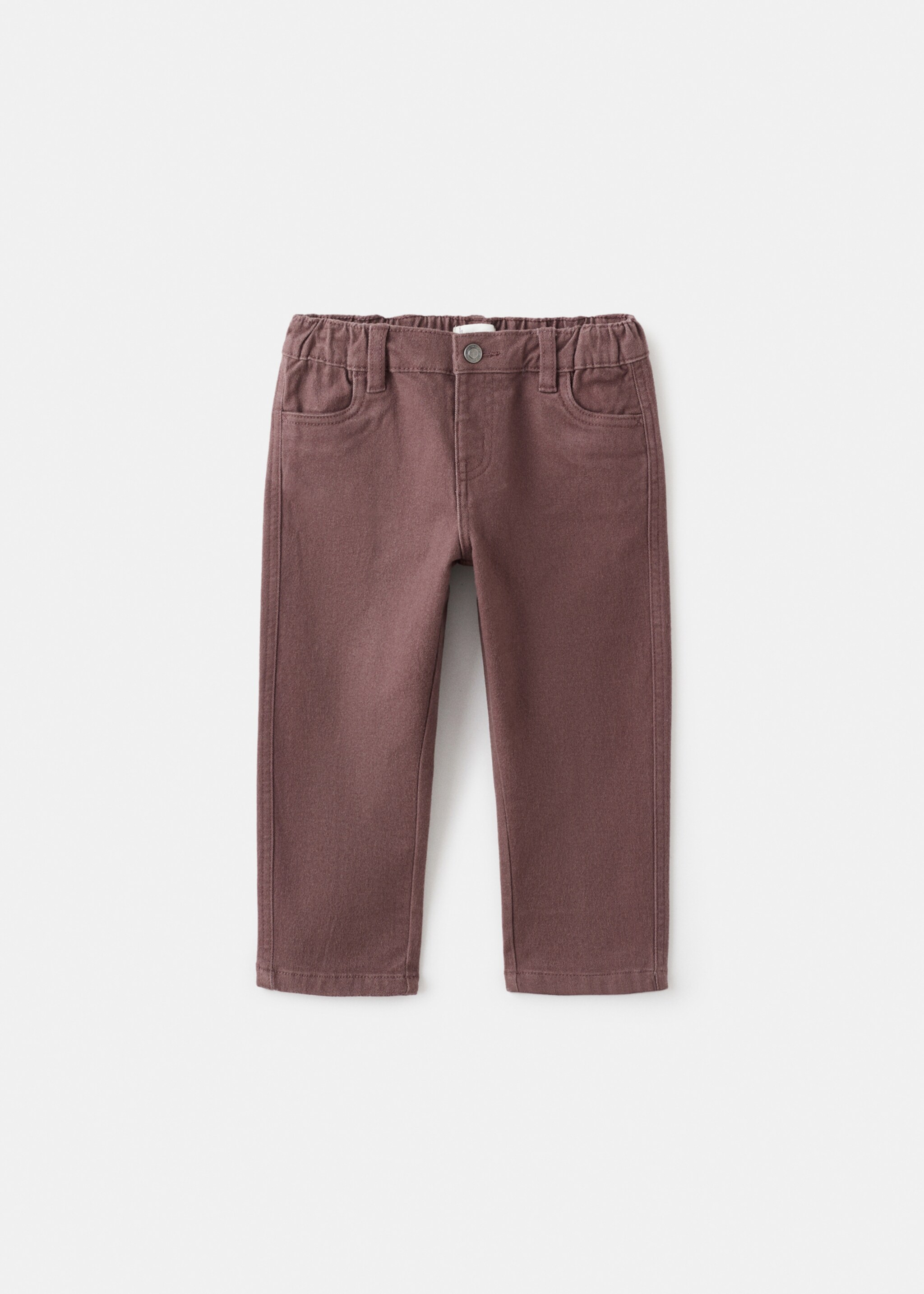 Straight trousers - Article without model, Wine. Ref: 17067124-00.