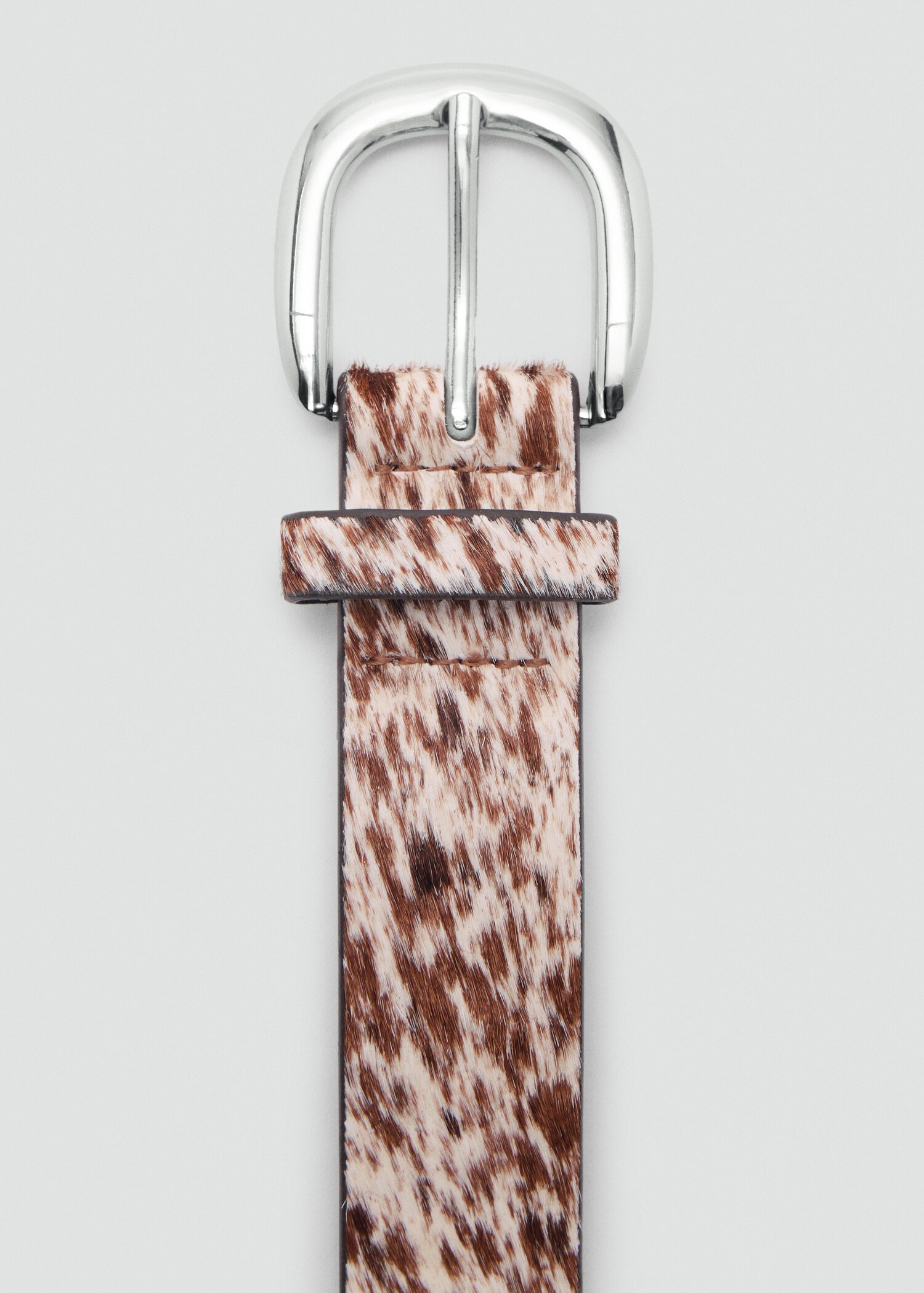 Leather fur belt - Details of the article 1