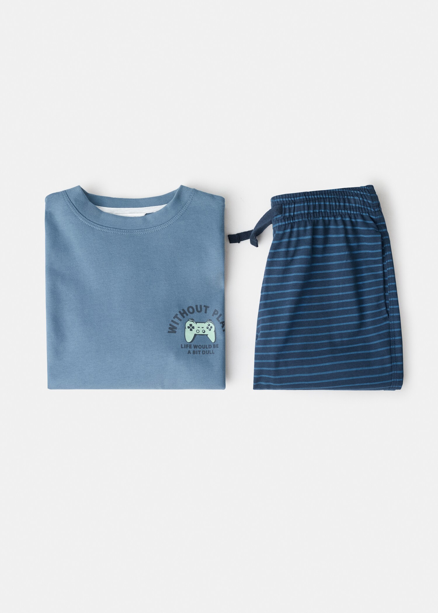 Printed long pyjamas - Details of the article 0