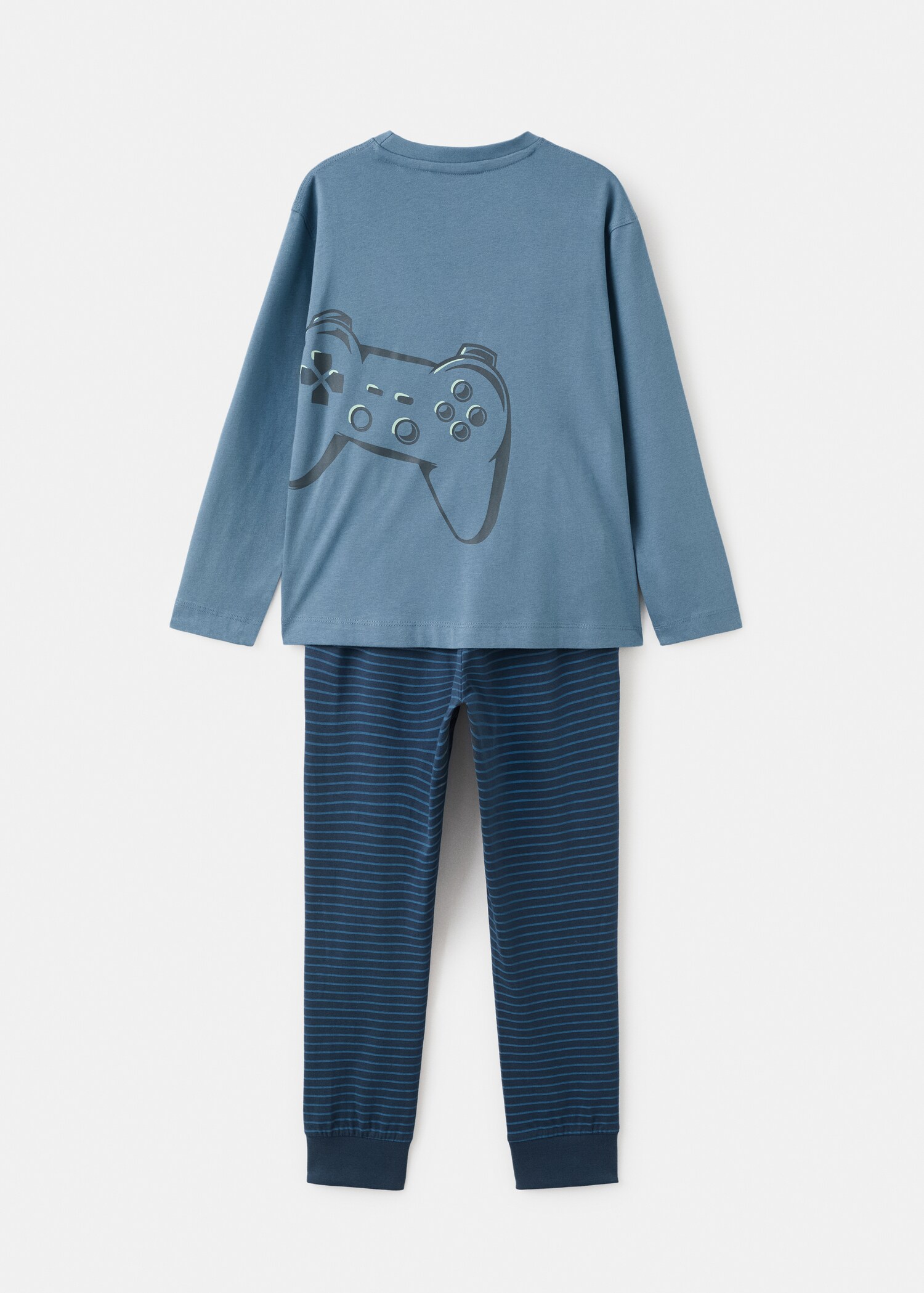 Printed long pyjamas - Reverse of the article