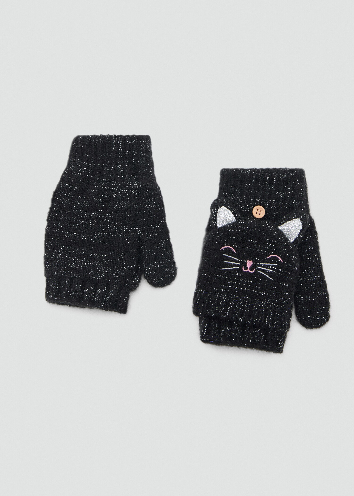 Lurex kitten gloves - Article without model