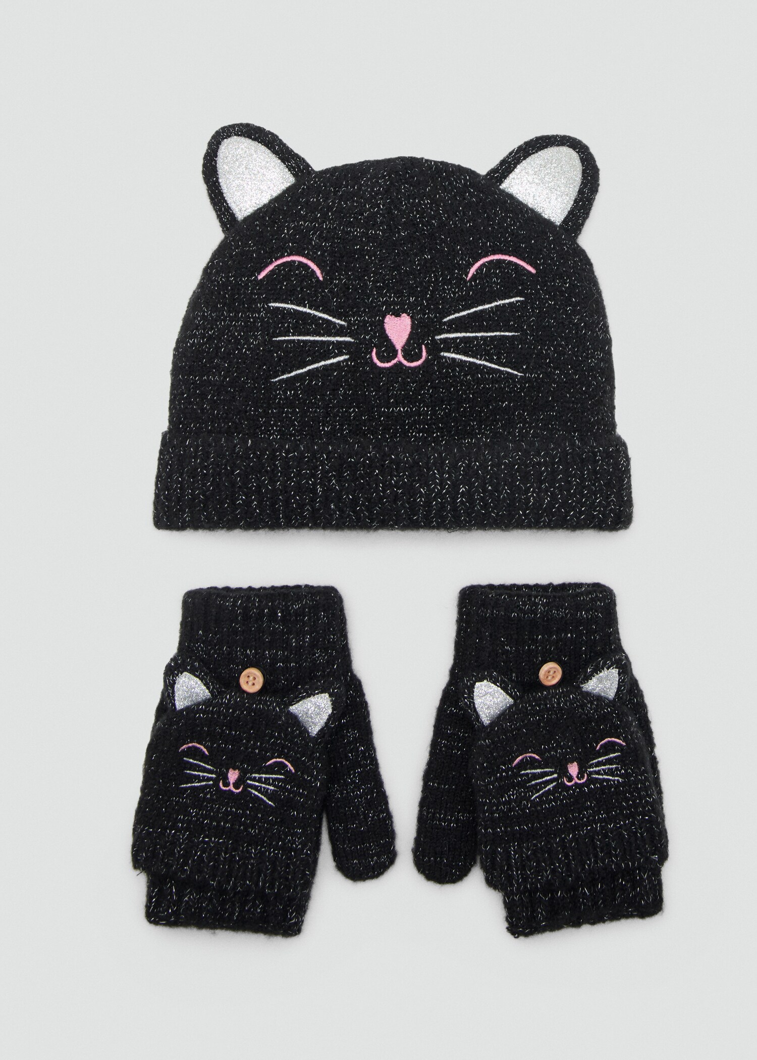 Lurex kitten gloves - Details of the article 2