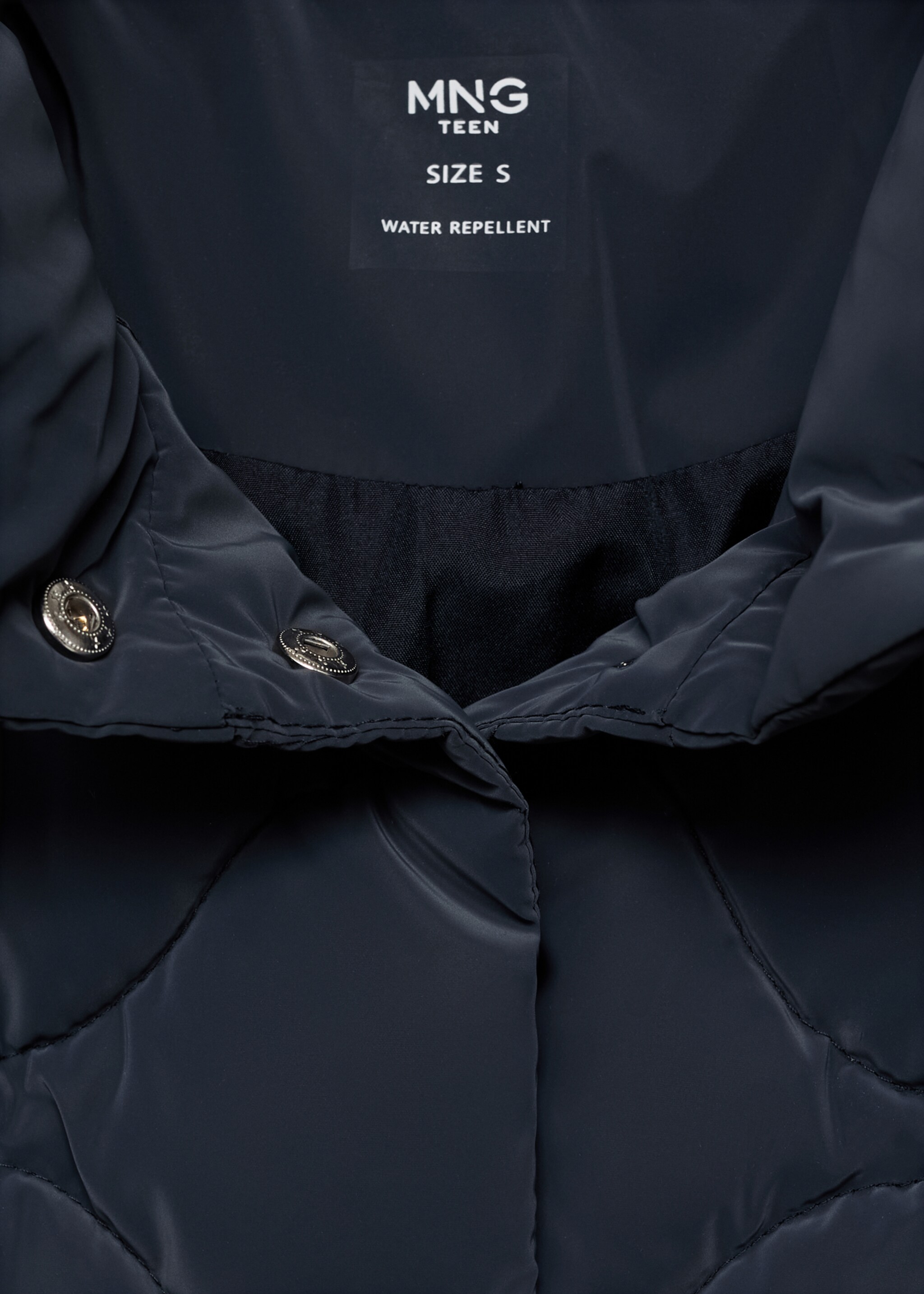 Anorak acolchado - Detalle del artículo 8, Azul marino oscuro. Ref: 17067759-00.