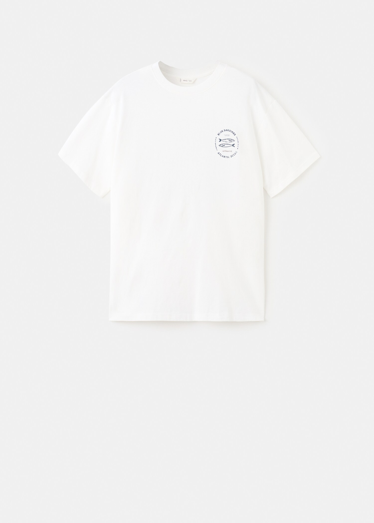 Printed cotton-blend t-shirt - Article without model