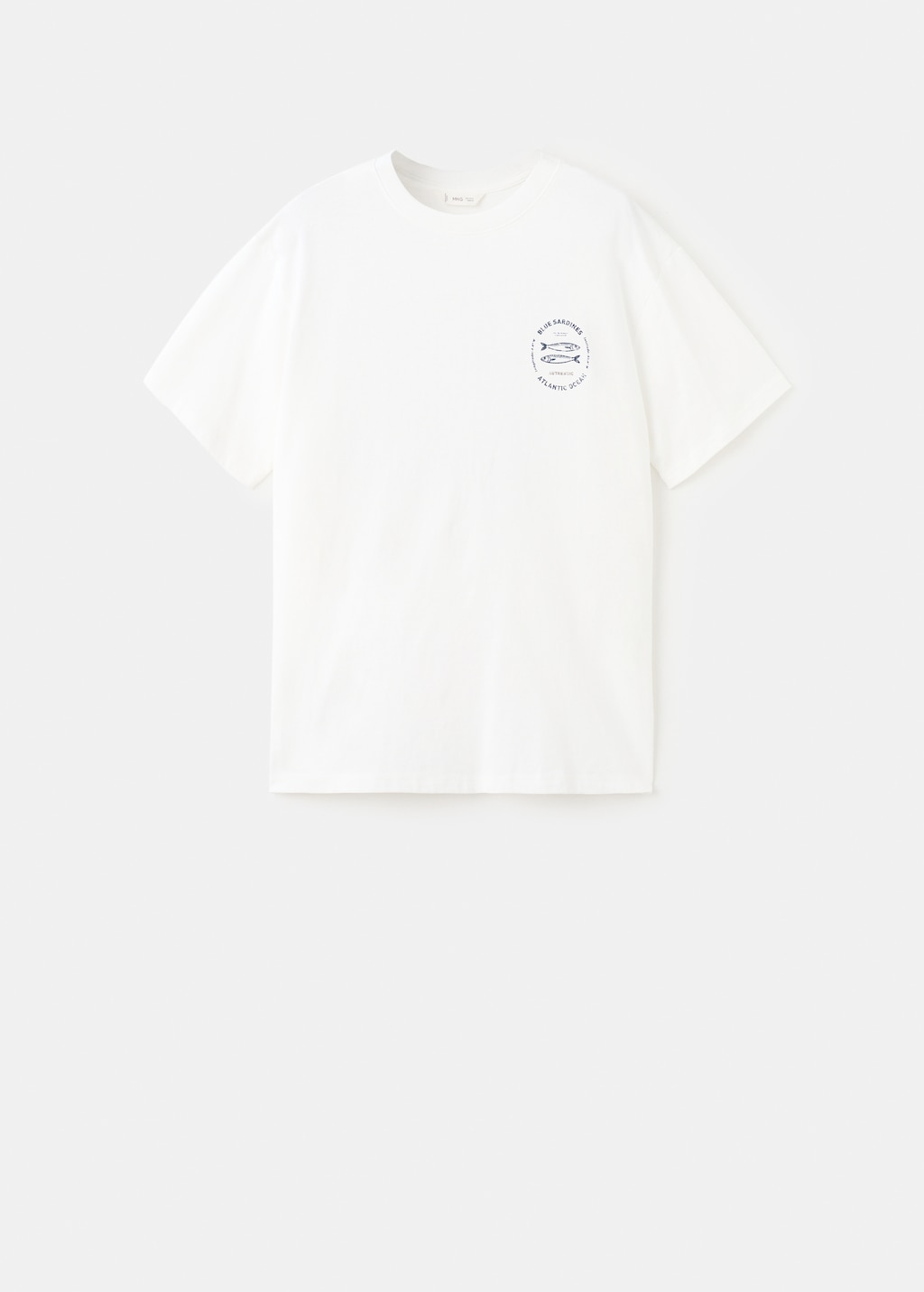 Printed cotton-blend t-shirt