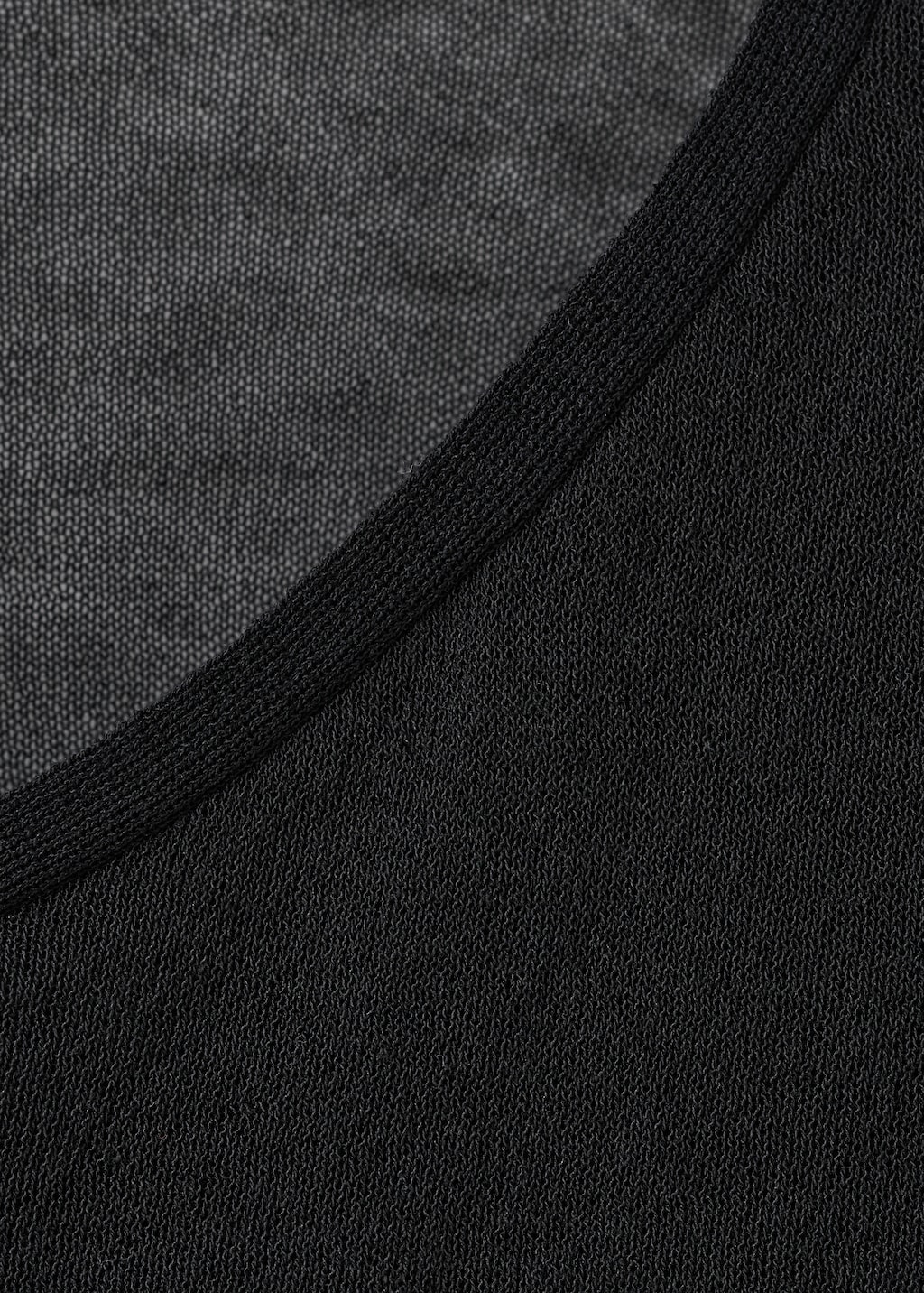 T-shirt with asymmetrical neckline