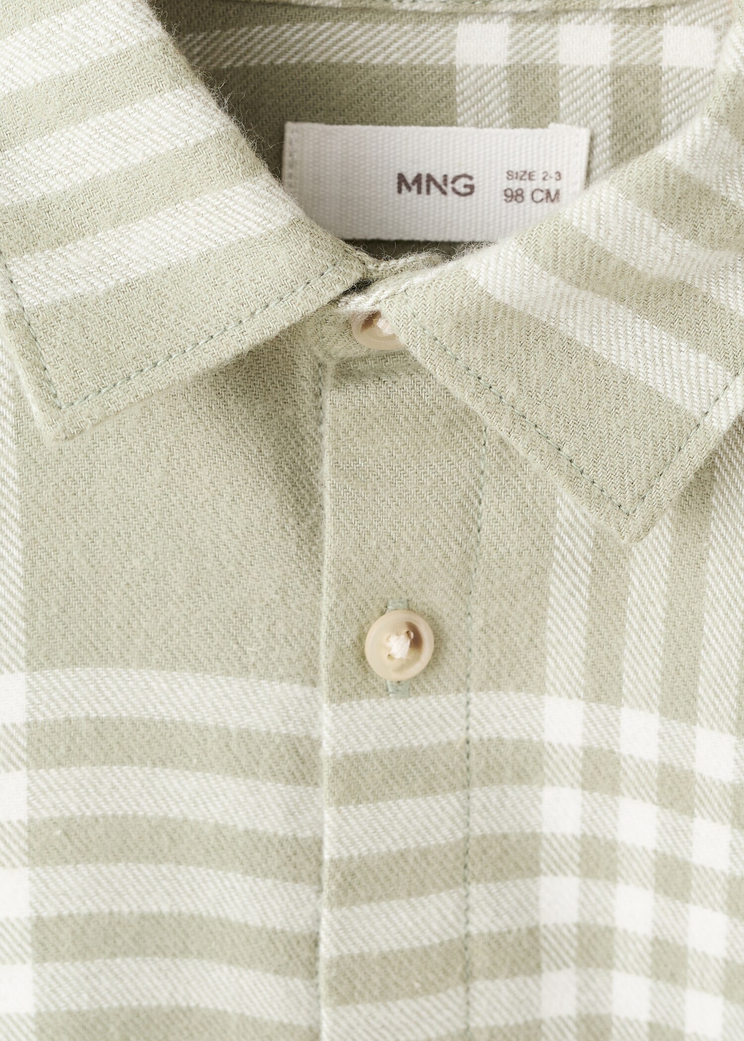 Chemise à carreaux en coton - Détail de l'article 8