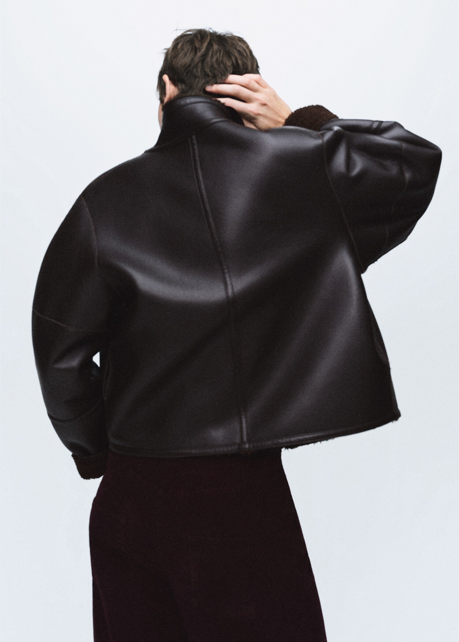 Veste bouclé réversible - Verso de l’article